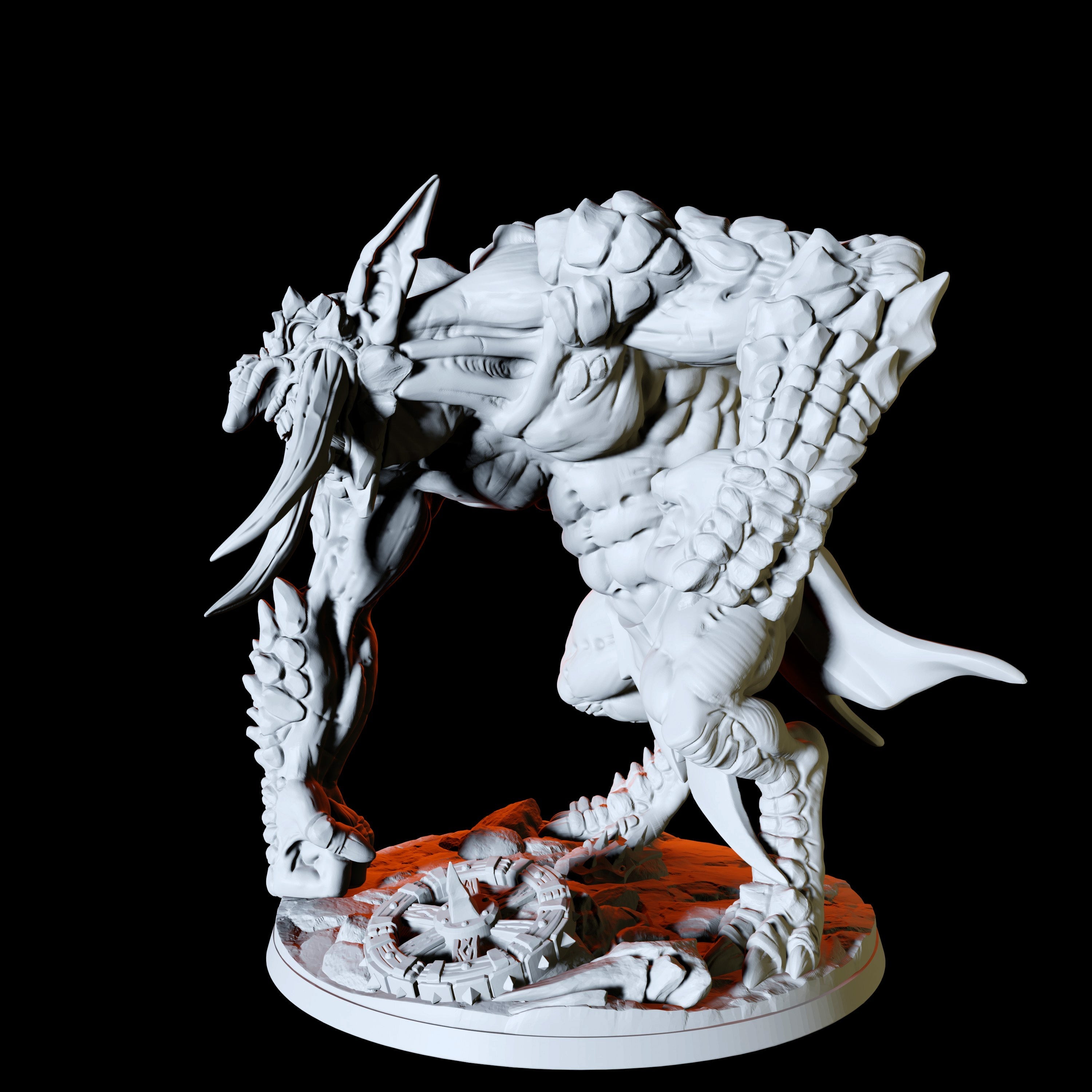 Blackrazor Troll Miniature for Dungeons and Dragons - Myth Forged
