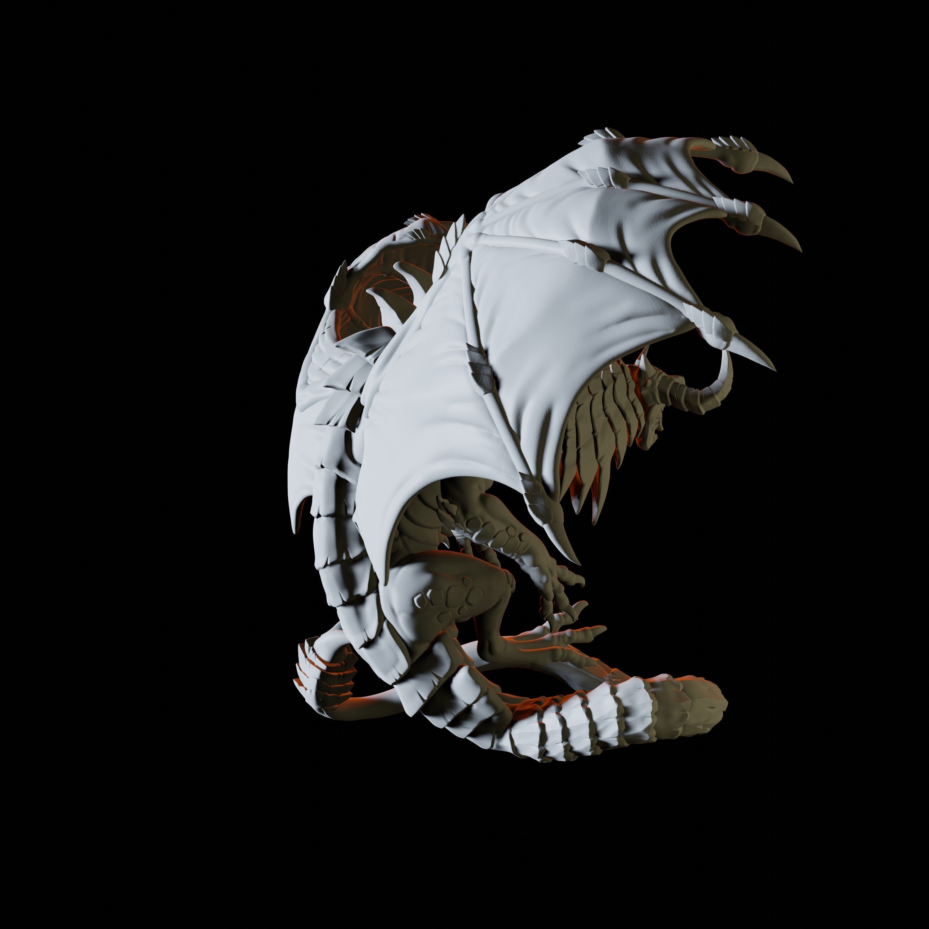 Blue Dragon Miniature for Dungeons and Dragons - Myth Forged