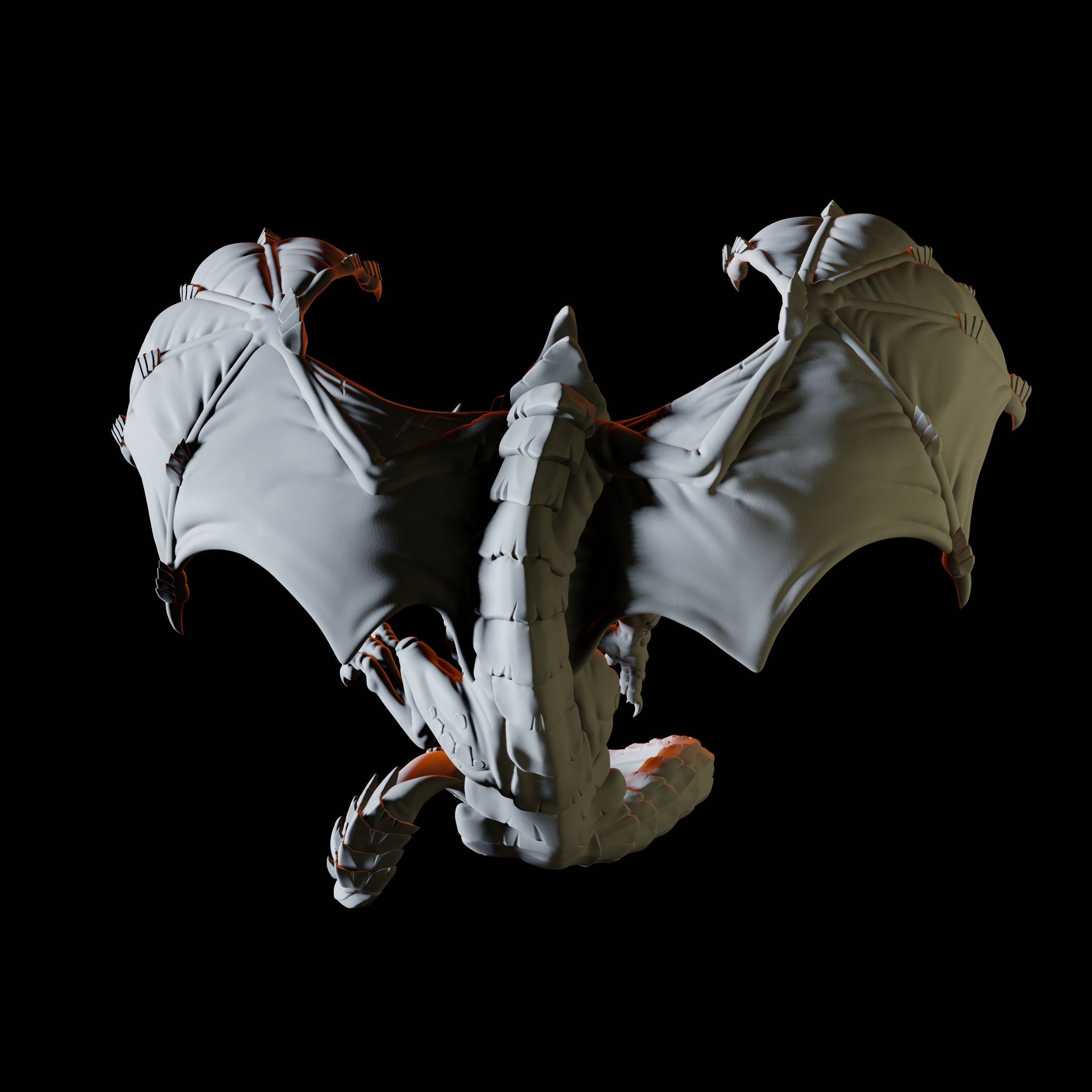 Blue Dragon Miniature for Dungeons and Dragons - Myth Forged