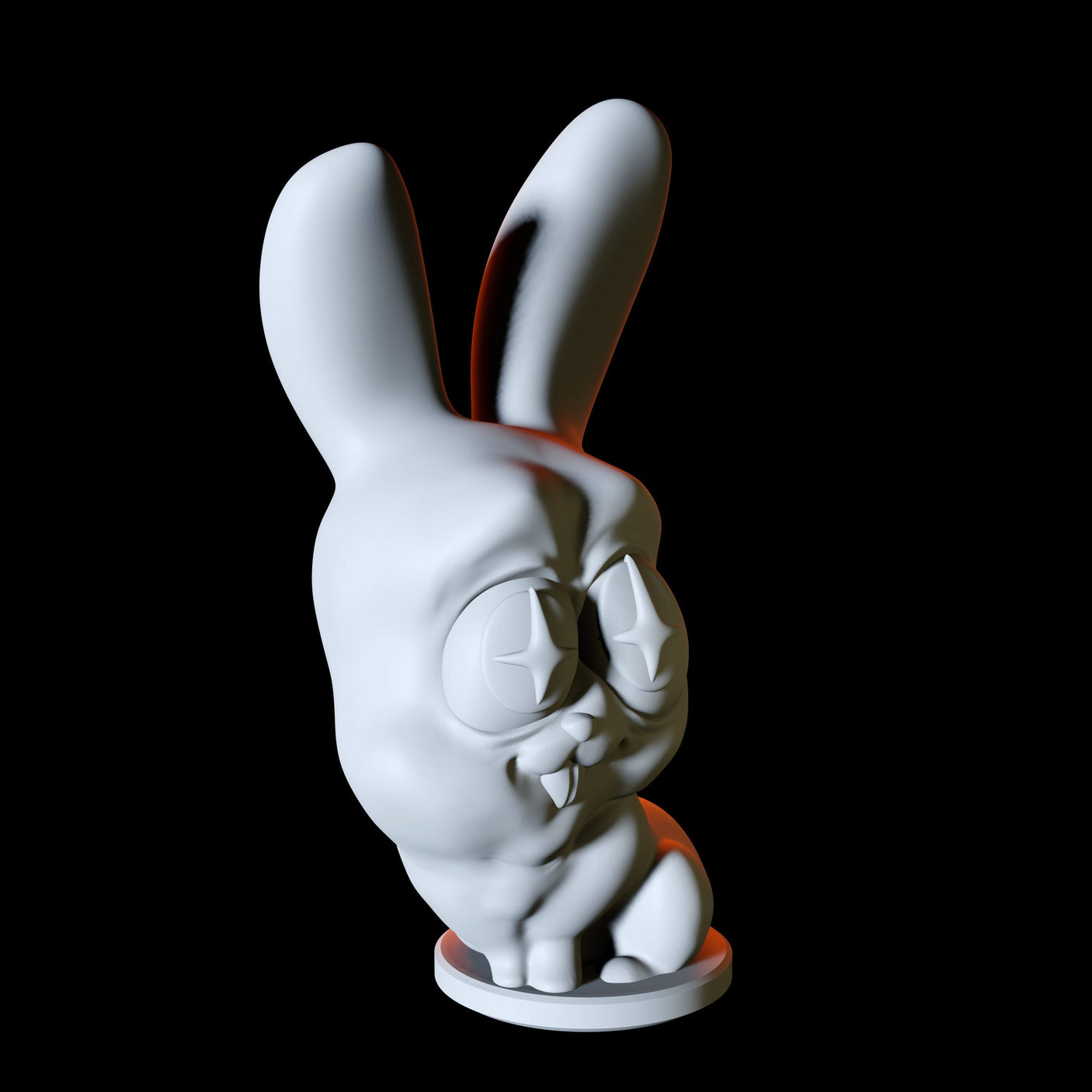 Bunny Rabbit Familiar Miniature for Dungeons and Dragons, Pathfinder or other TTRPGs