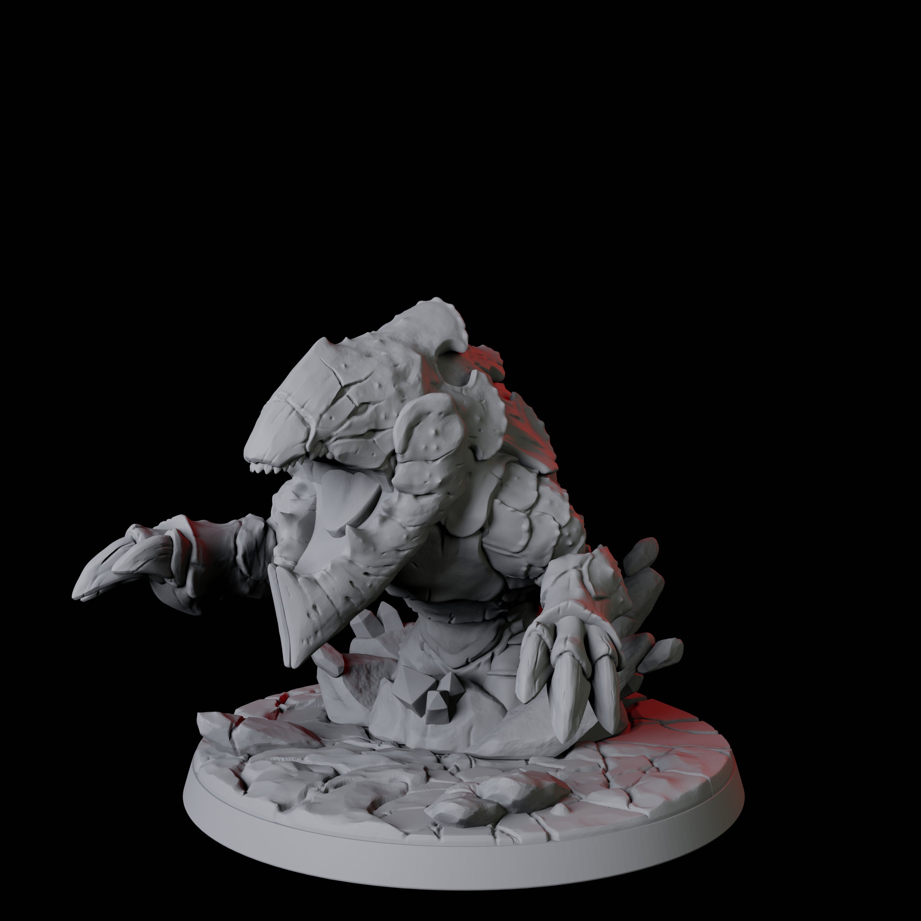 Burrowing Bulette C Miniature for Dungeons and Dragons, Pathfinder or other TTRPGs