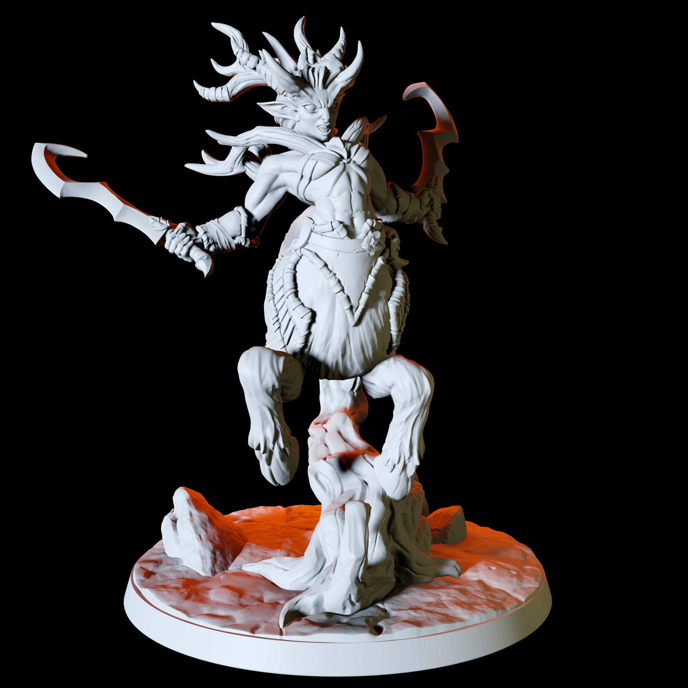 Centaur Battlemaster Miniature for Dungeons and Dragons, Pathfinder or other TTRPGs