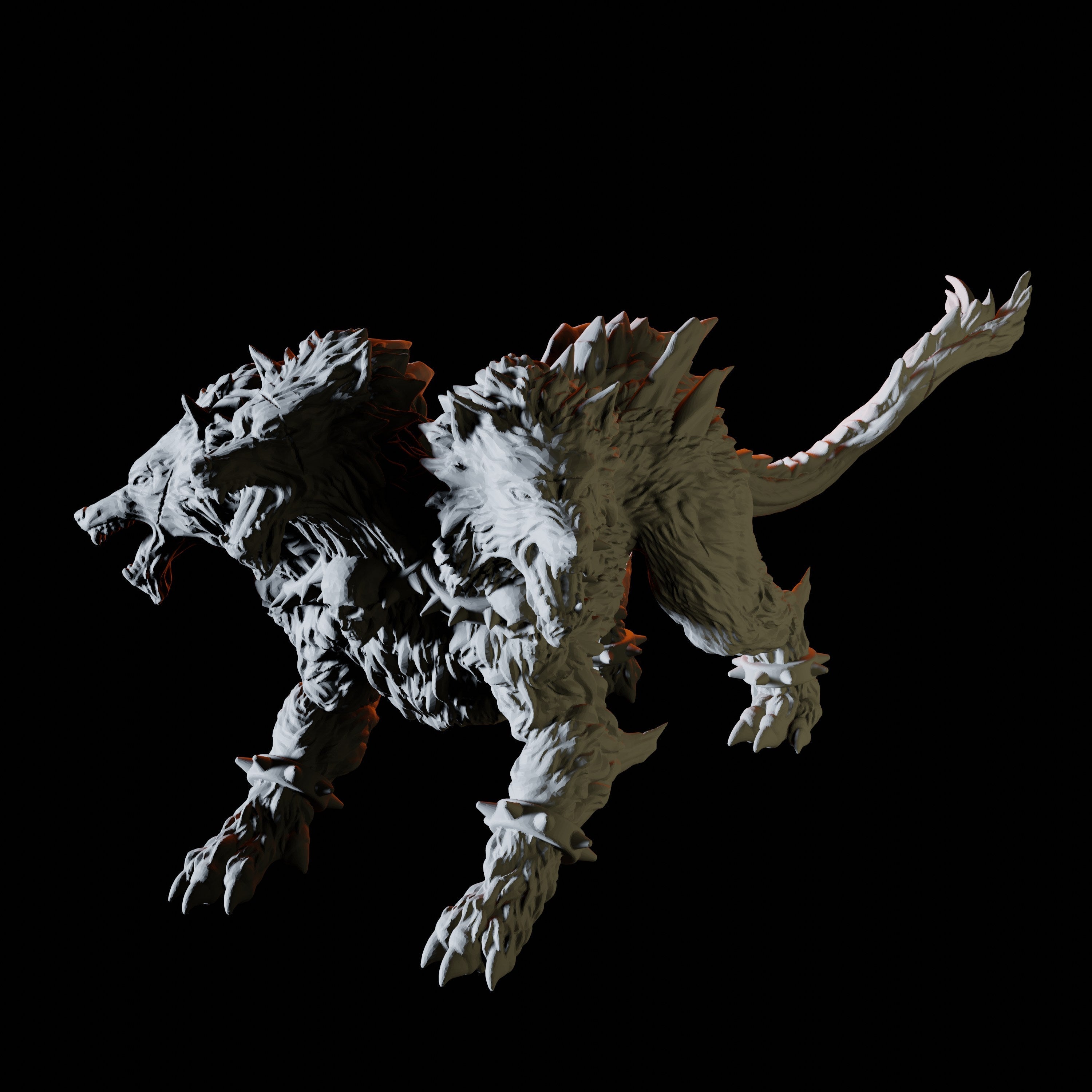 Cerberus Miniature for Dungeons and Dragons - Myth Forged
