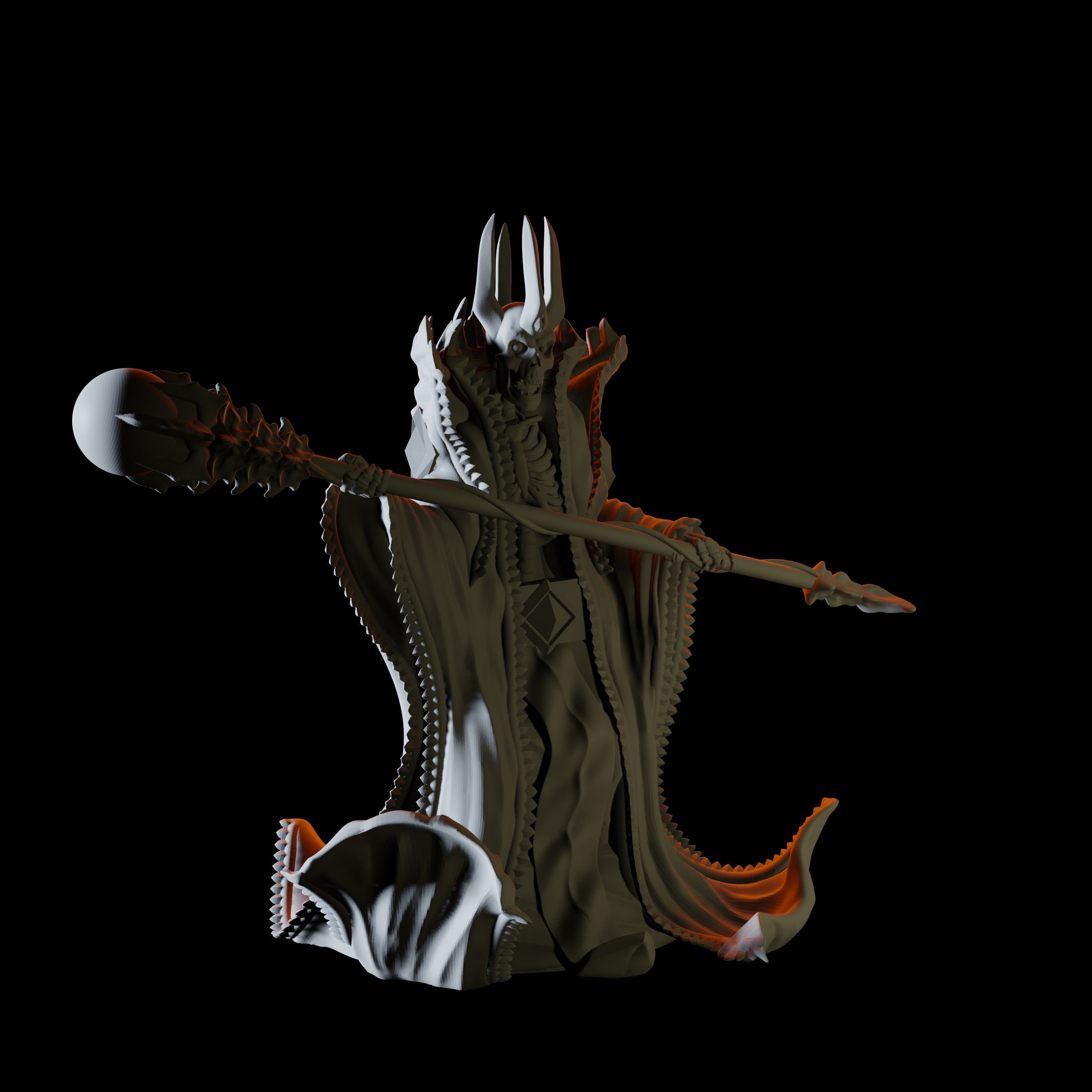Lich Miniature for Dungeons and Dragons - Myth Forged