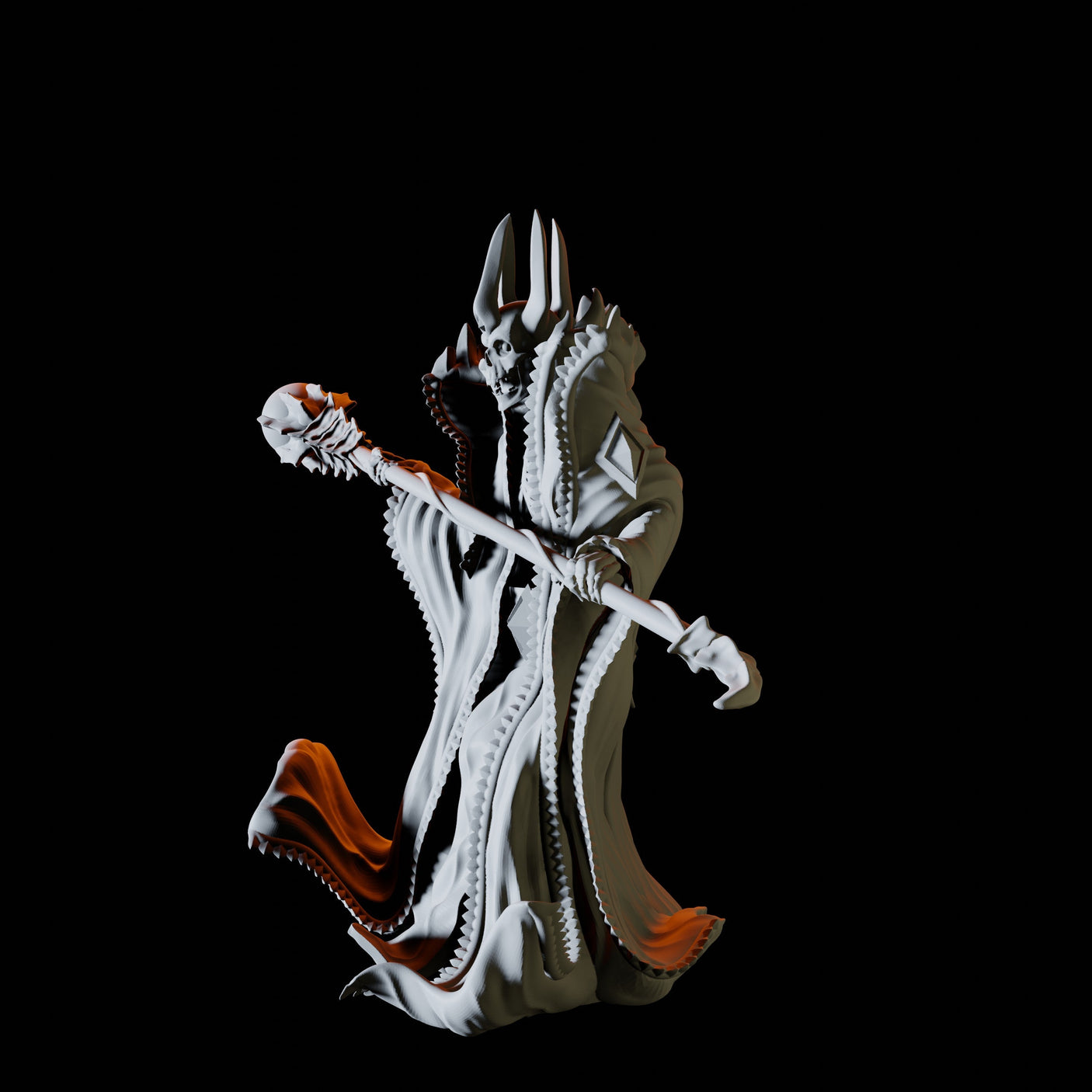 Classic Lich Miniature for Dungeons and Dragons, Pathfinder or other TTRPGs