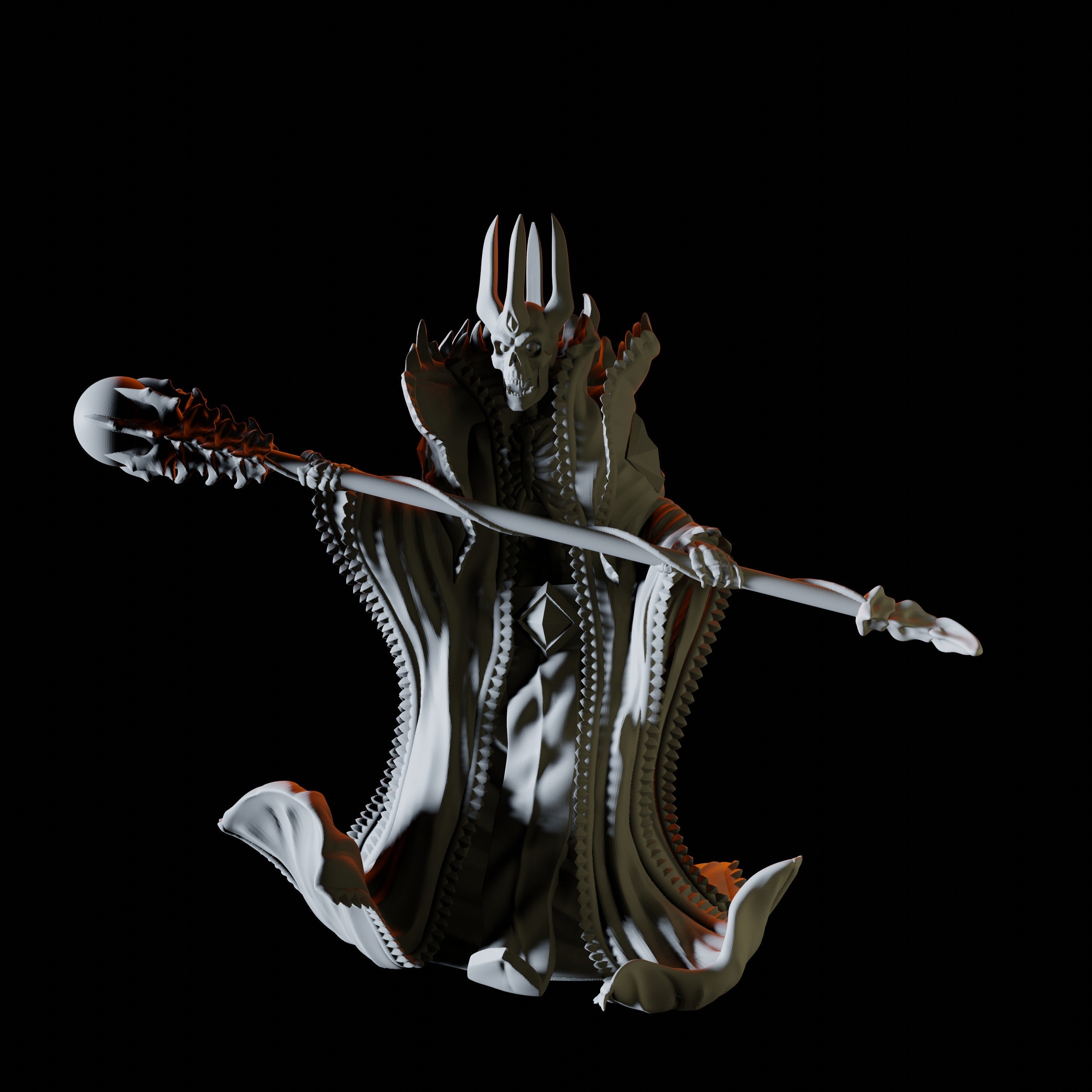 Lich Miniature for Dungeons and Dragons - Myth Forged