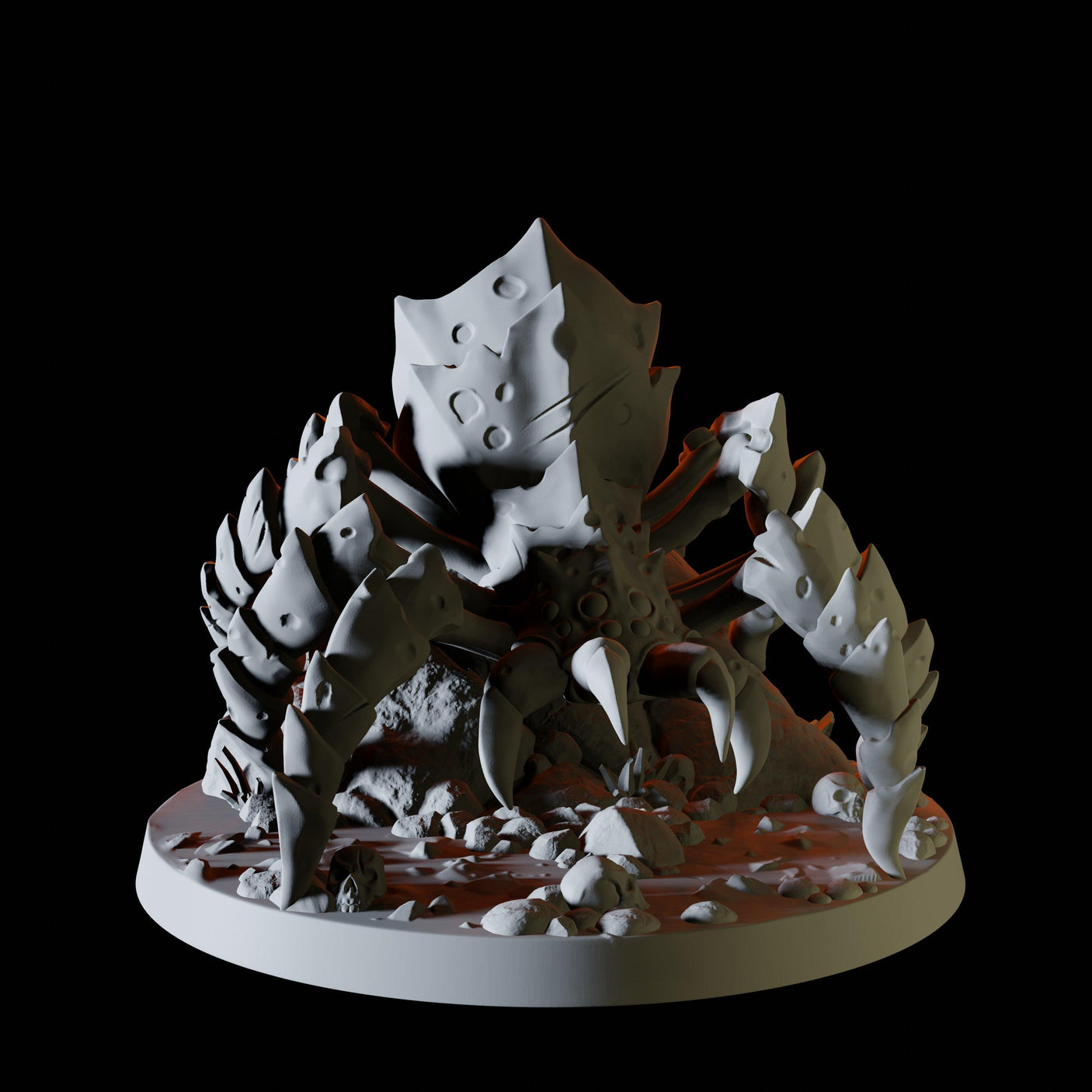 Cornered Giant Spider Miniature for Dungeons and Dragons, Pathfinder or other TTRPGs