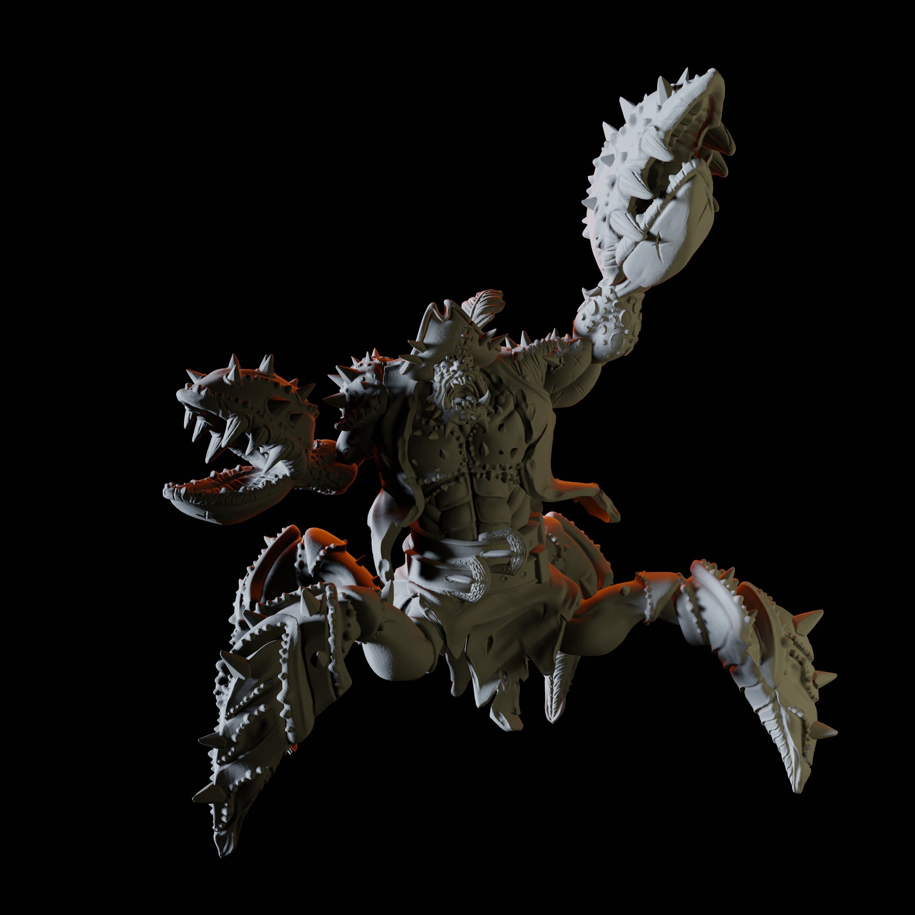 Cursed Pirate Crew Crab Miniature for Dungeons and Dragons - Myth Forged