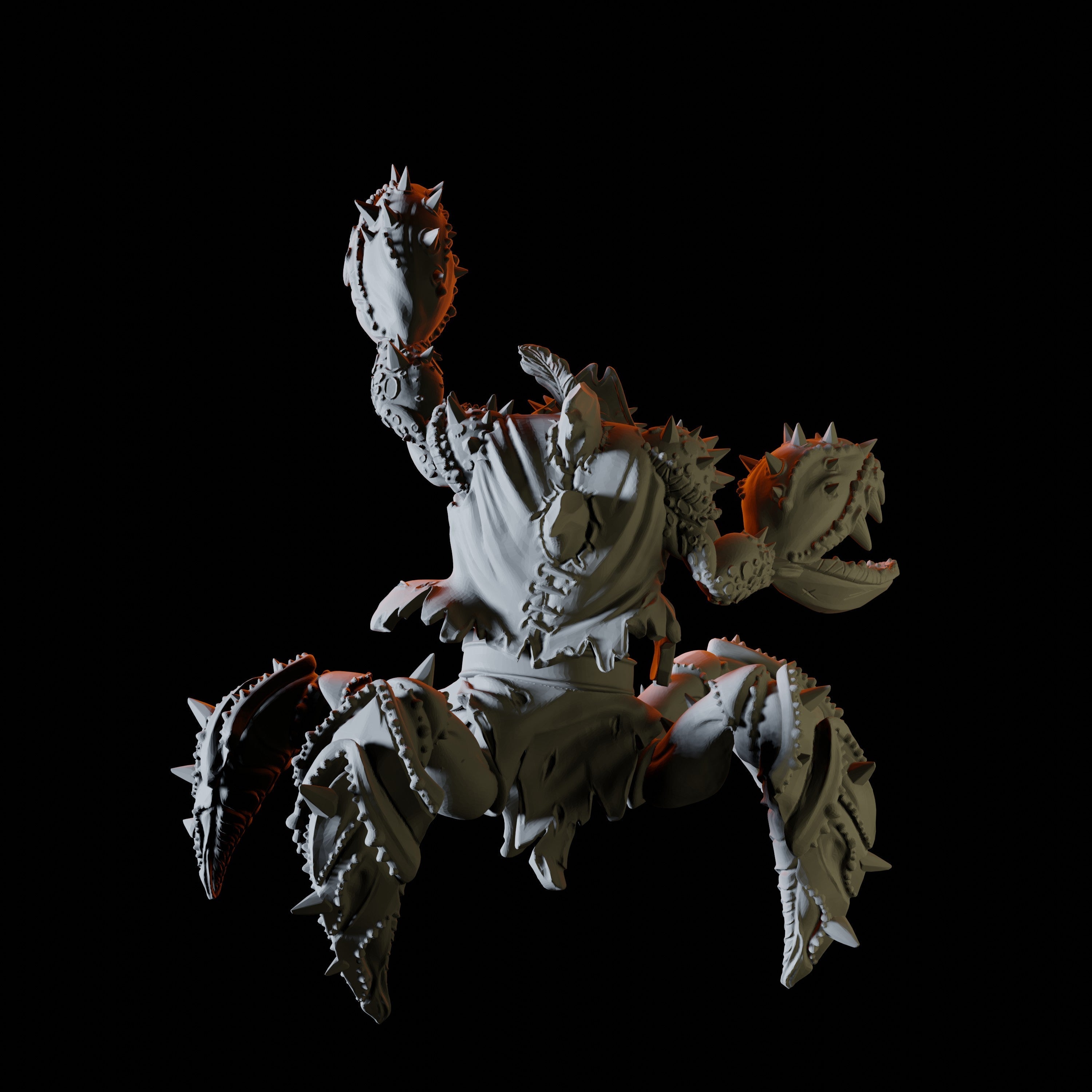 Cursed Pirate Crew Crab Miniature for Dungeons and Dragons - Myth Forged