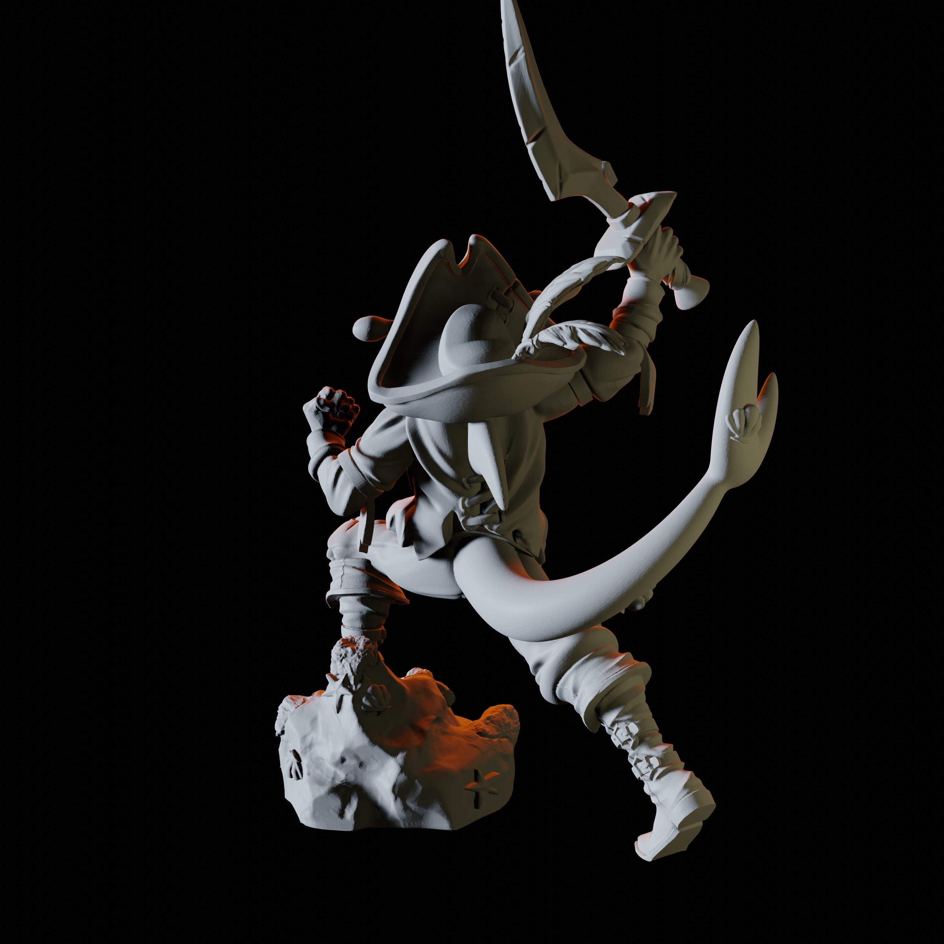 Cursed Pirate Crew Miniature for Dungeons and Dragons - Myth Forged