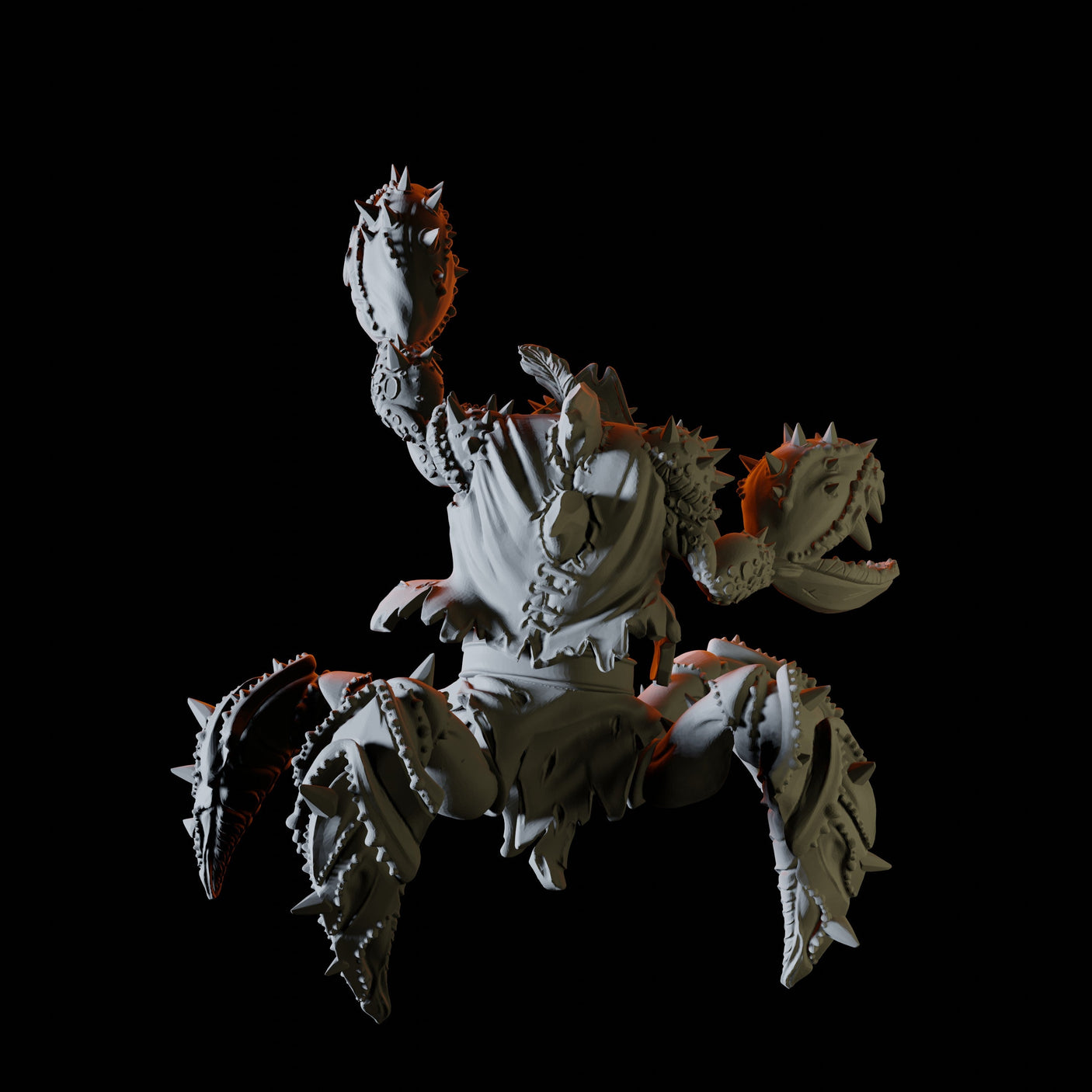 Cursed Pirate Crew Miniature for Dungeons and Dragons, Pathfinder or other TTRPGs