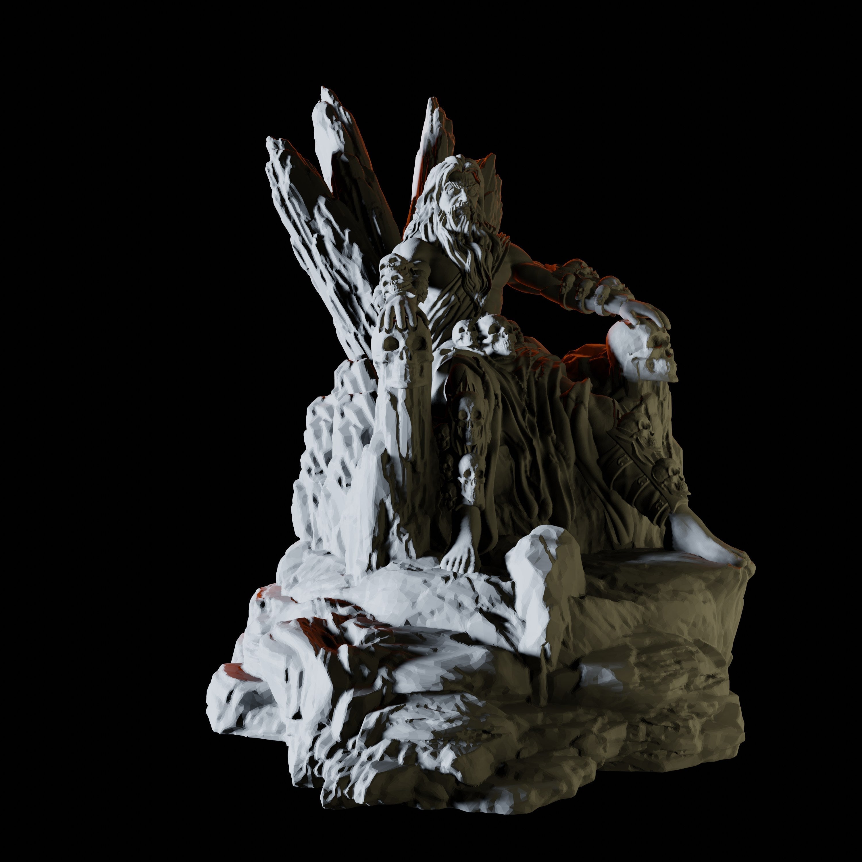 Death King Miniature for Dungeons and Dragons - Myth Forged