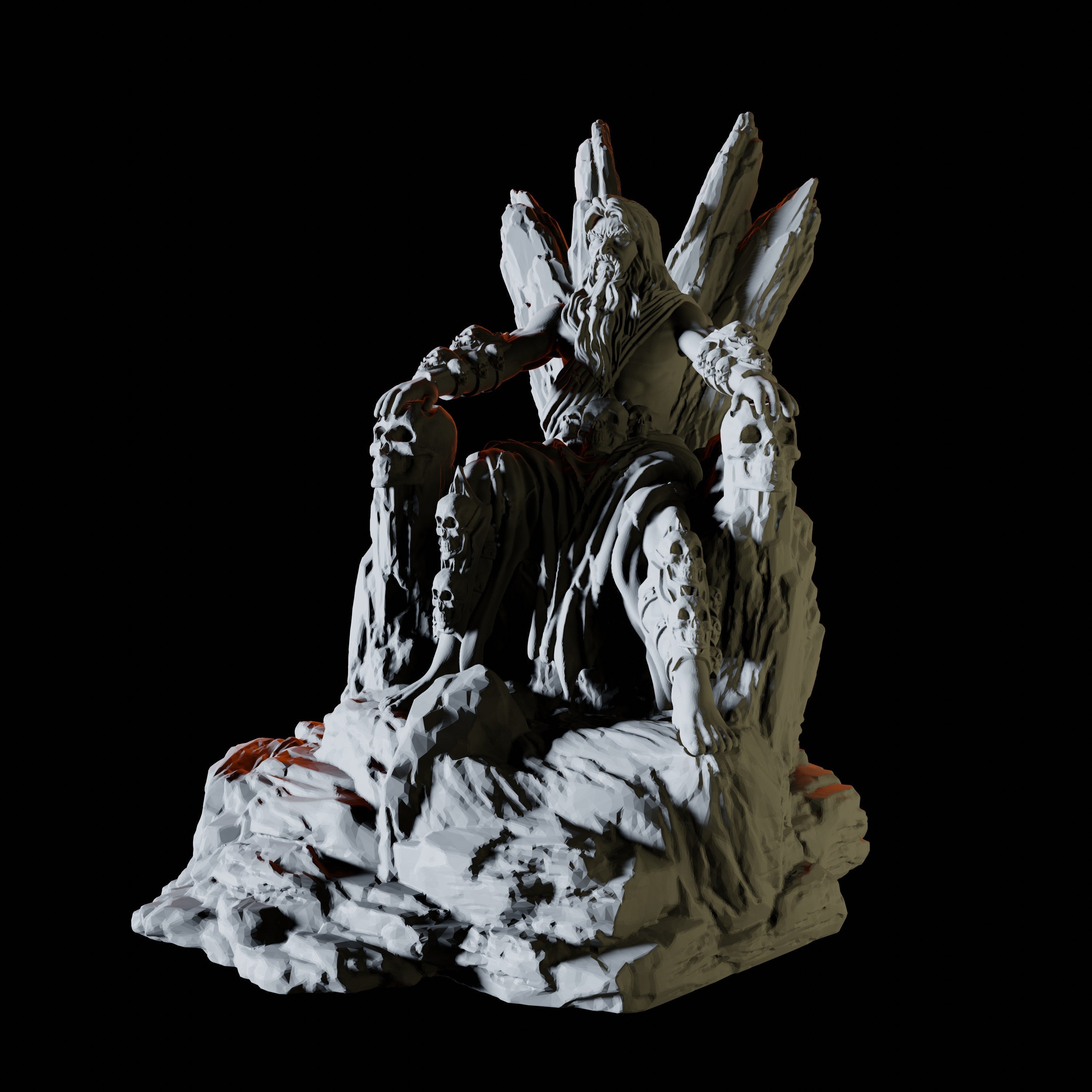 Death King Miniature for Dungeons and Dragons - Myth Forged