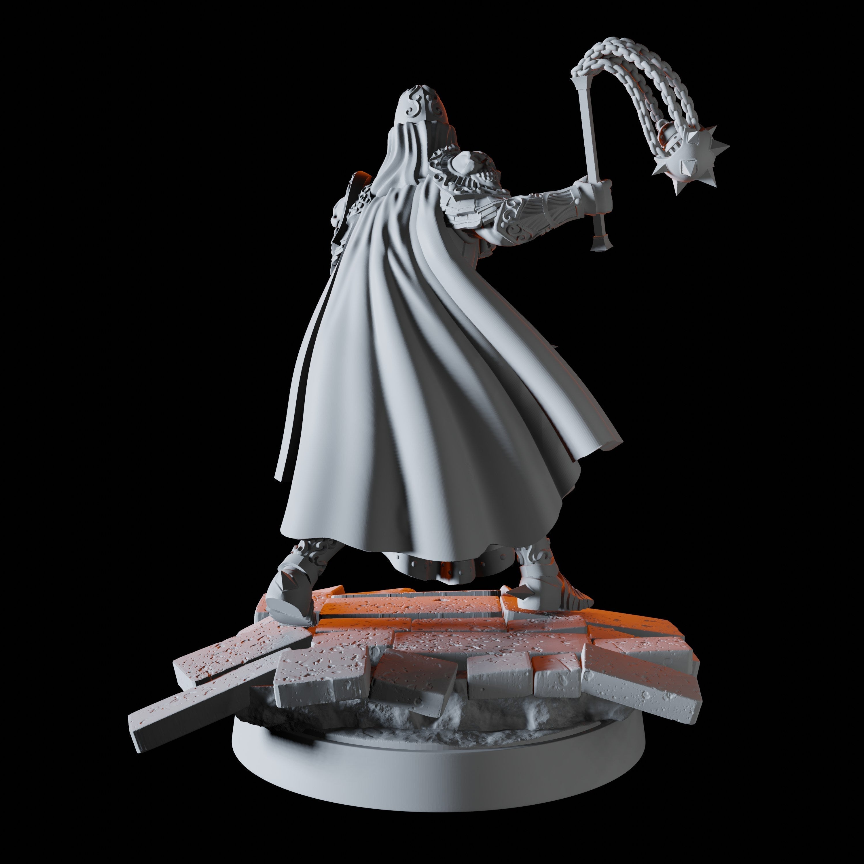 Death Priest Miniature for Dungeons and Dragons - Myth Forged