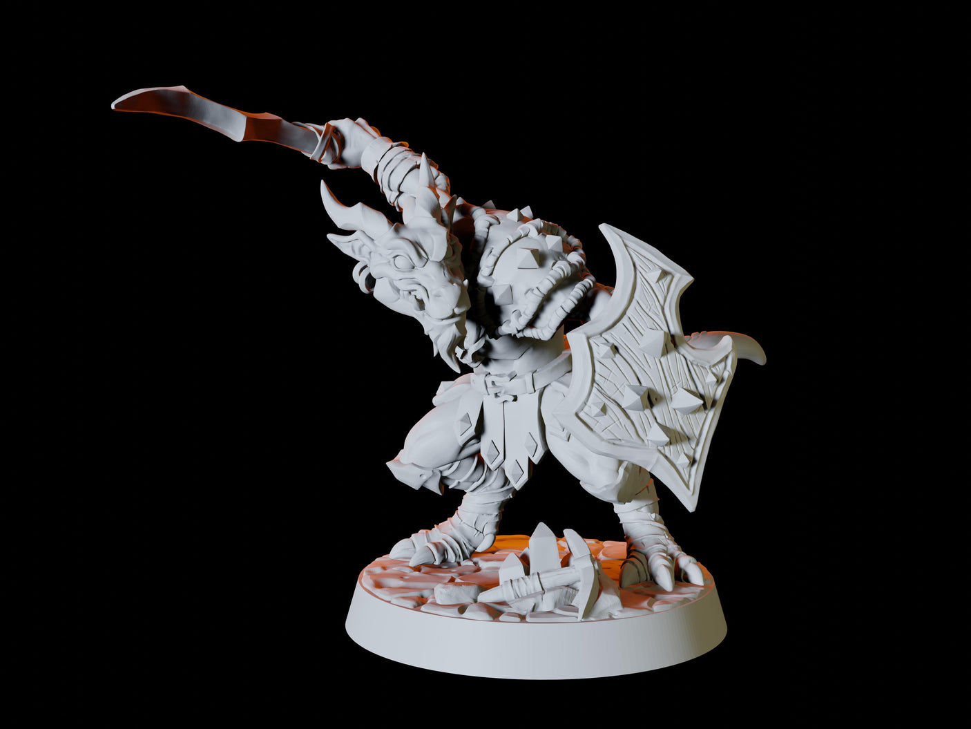 Deep Mine Kobold Army - Six Soldiers Miniature for Dungeons and Dragons, Pathfinder or other TTRPGs
