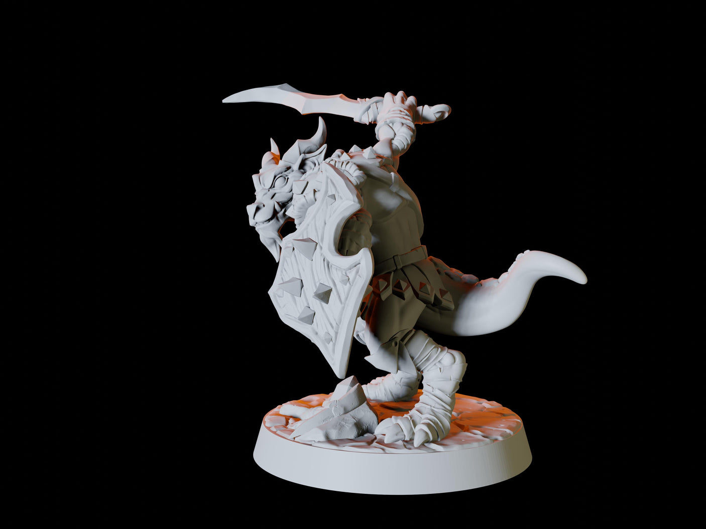 Deep Mine Kobold Army - Six Soldiers Miniature for Dungeons and Dragons, Pathfinder or other TTRPGs