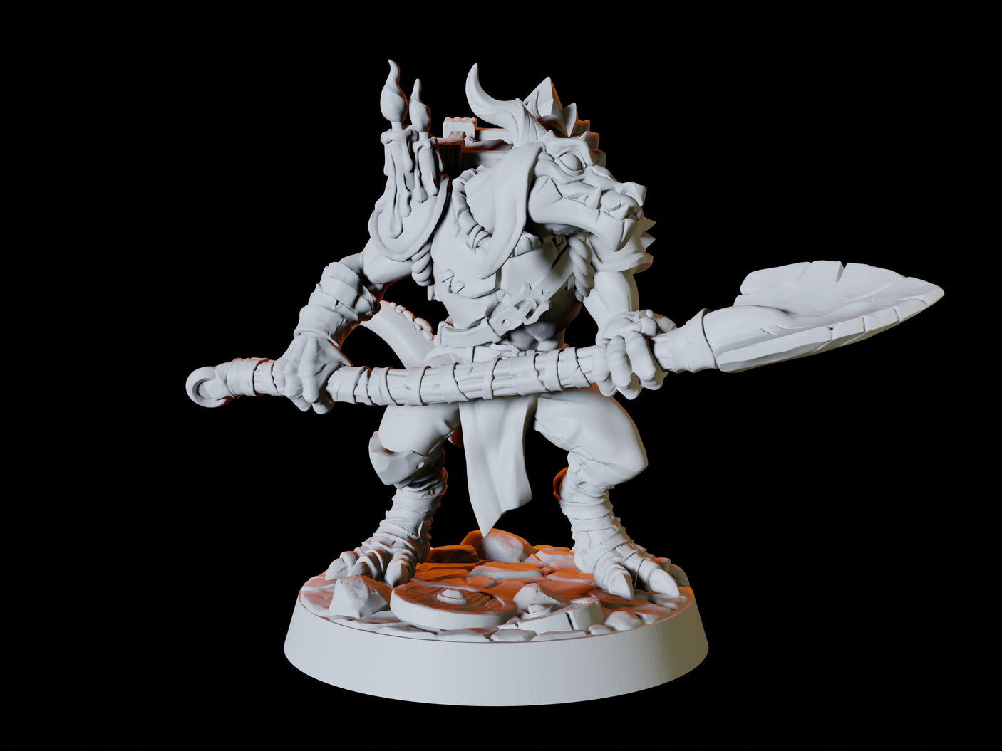Deep Mine Kobold Army - Six Soldiers Miniature for Dungeons and Dragons, Pathfinder or other TTRPGs