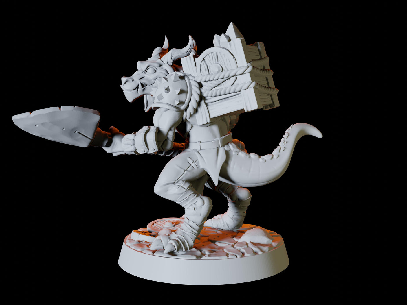 Deep Mine Kobold Army - Six Soldiers Miniature for Dungeons and Dragons, Pathfinder or other TTRPGs