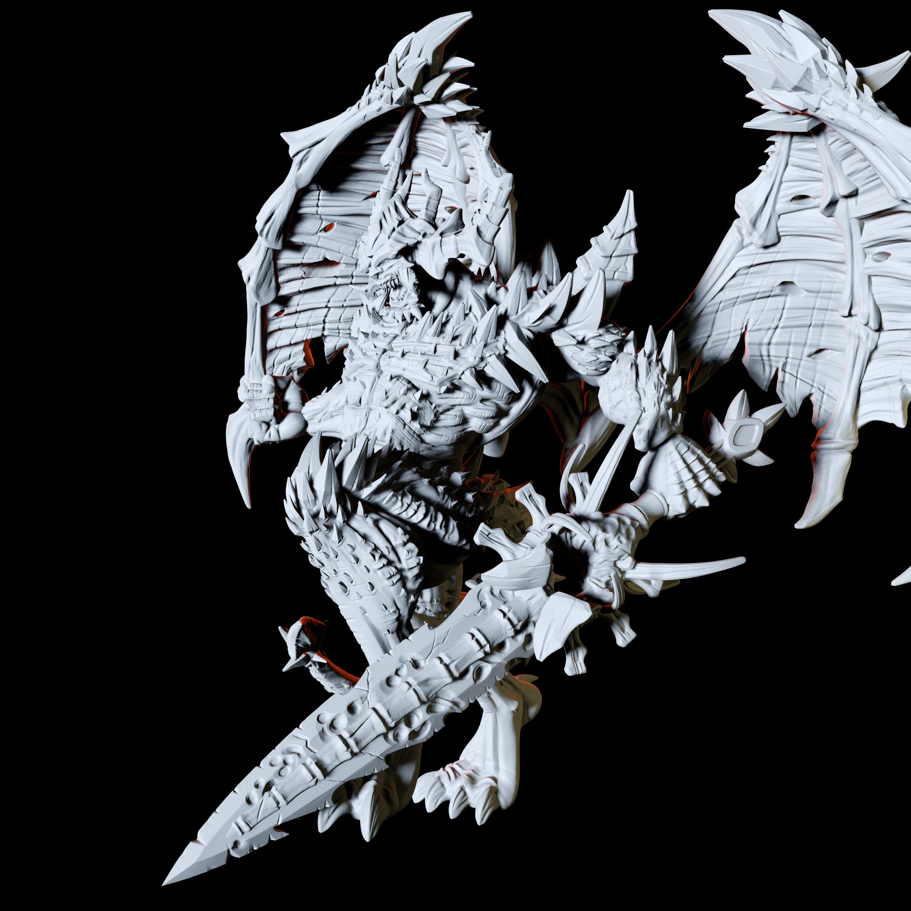 Demon Lord Miniature for Dungeons and Dragons - Myth Forged