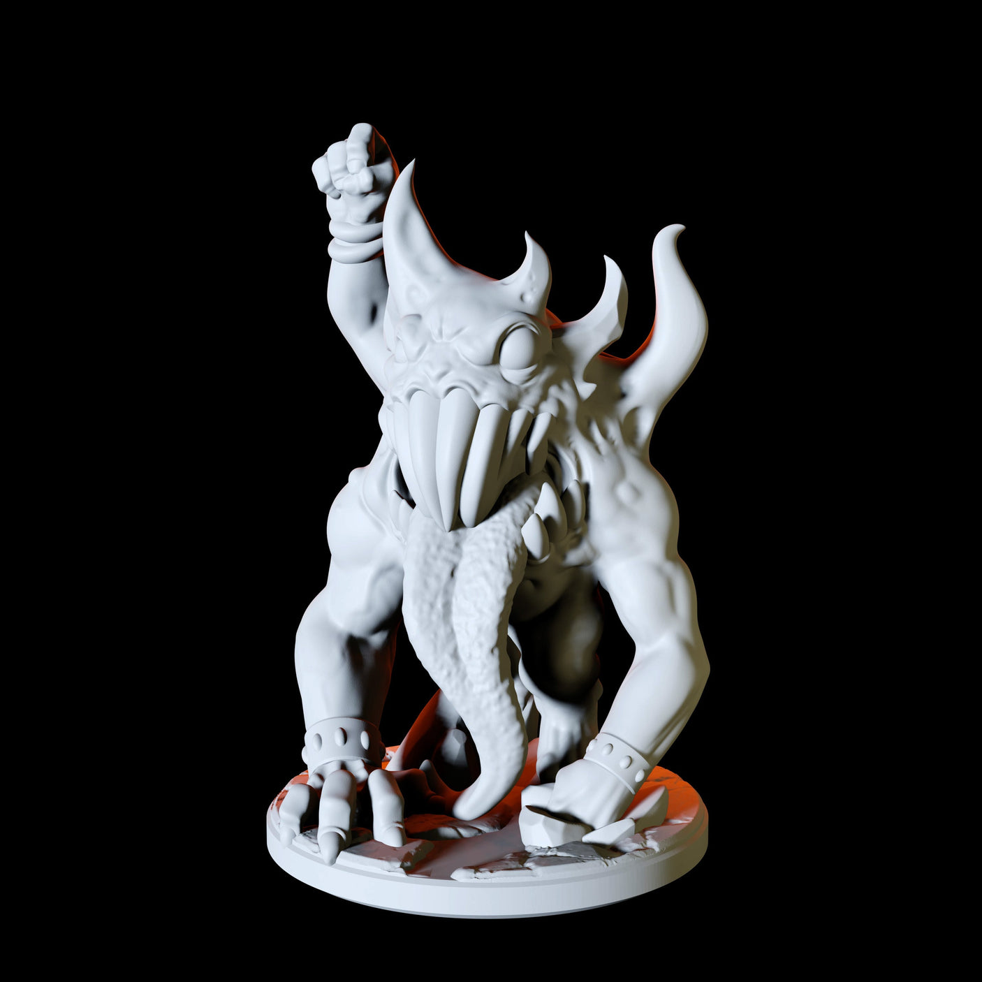 Demon Spawn Miniature for Dungeons and Dragons, Pathfinder or other TTRPGs