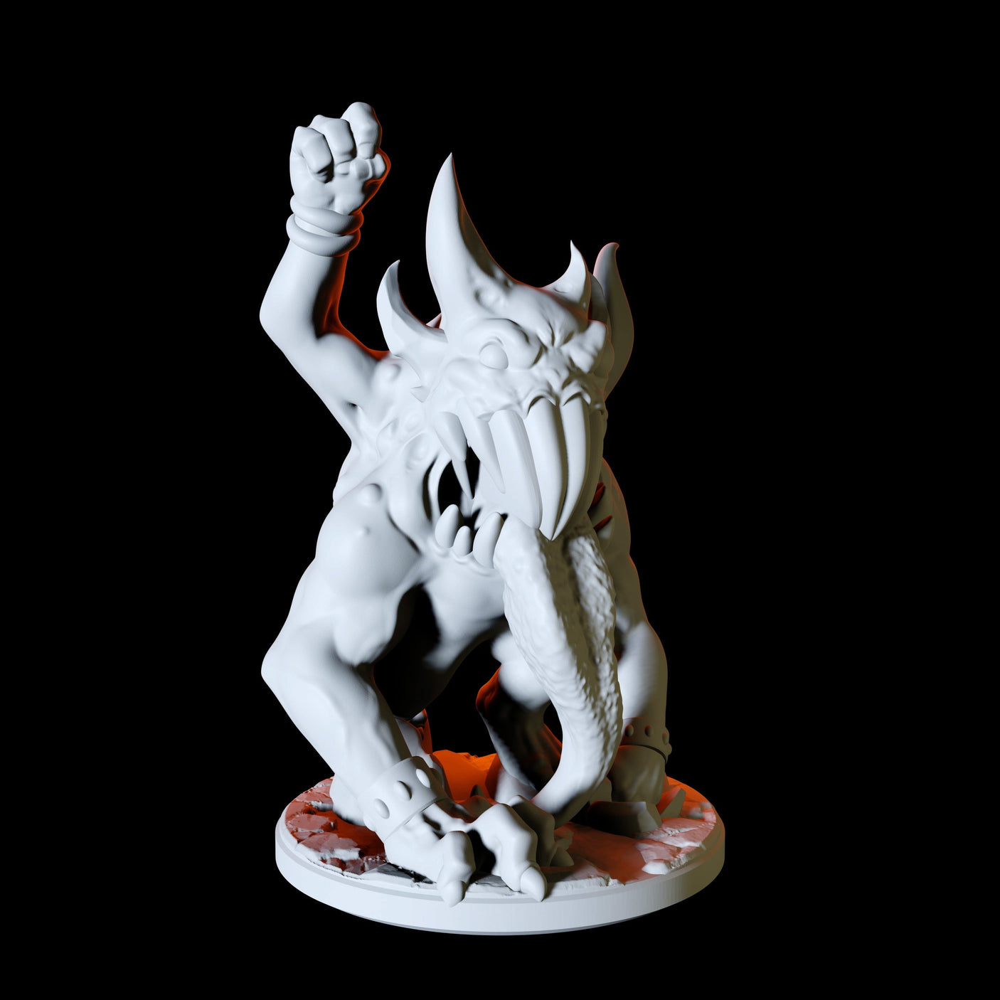 Demon Spawn Miniature for Dungeons and Dragons, Pathfinder or other TTRPGs