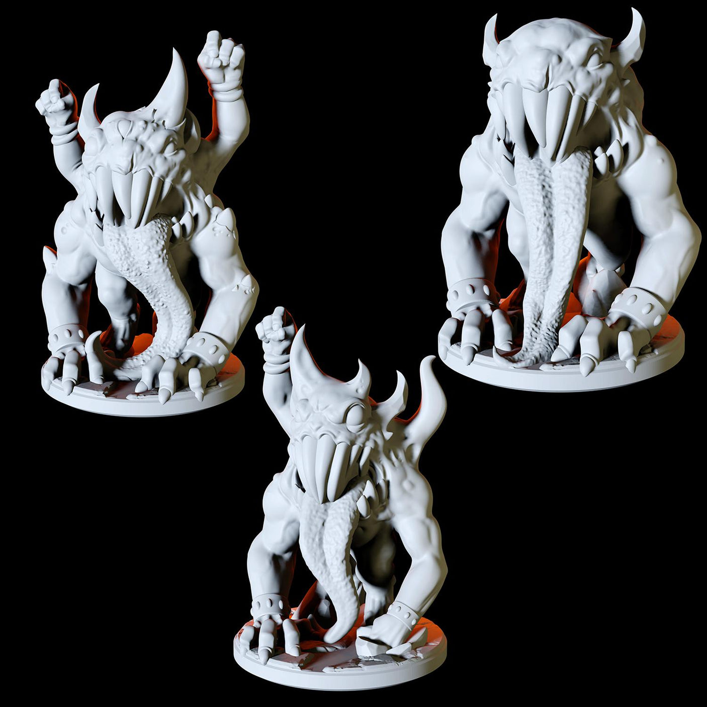 Demon Spawn Miniature for Dungeons and Dragons, Pathfinder or other TTRPGs