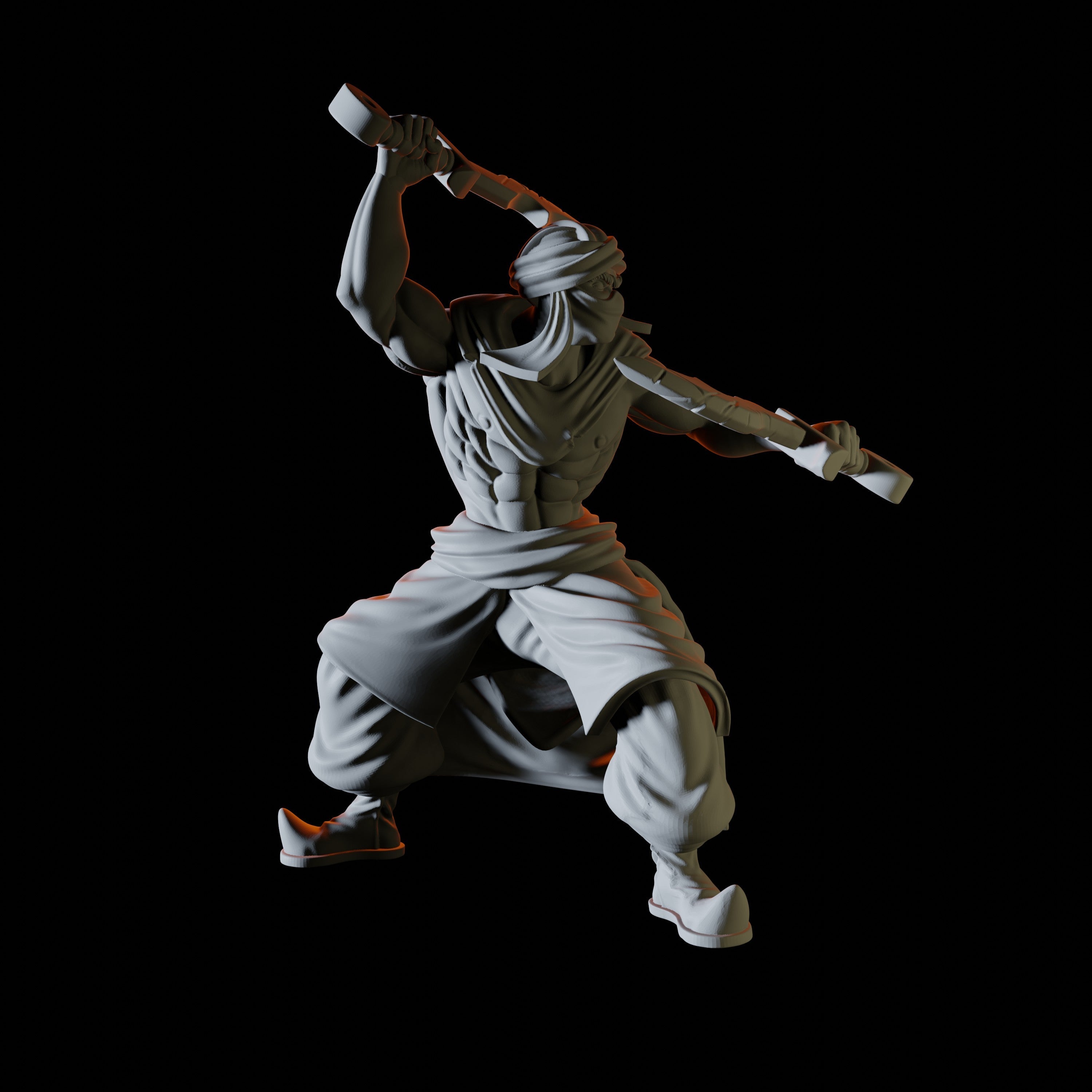 Four Desert Bandit Miniatures for Dungeons and Dragons - Myth Forged