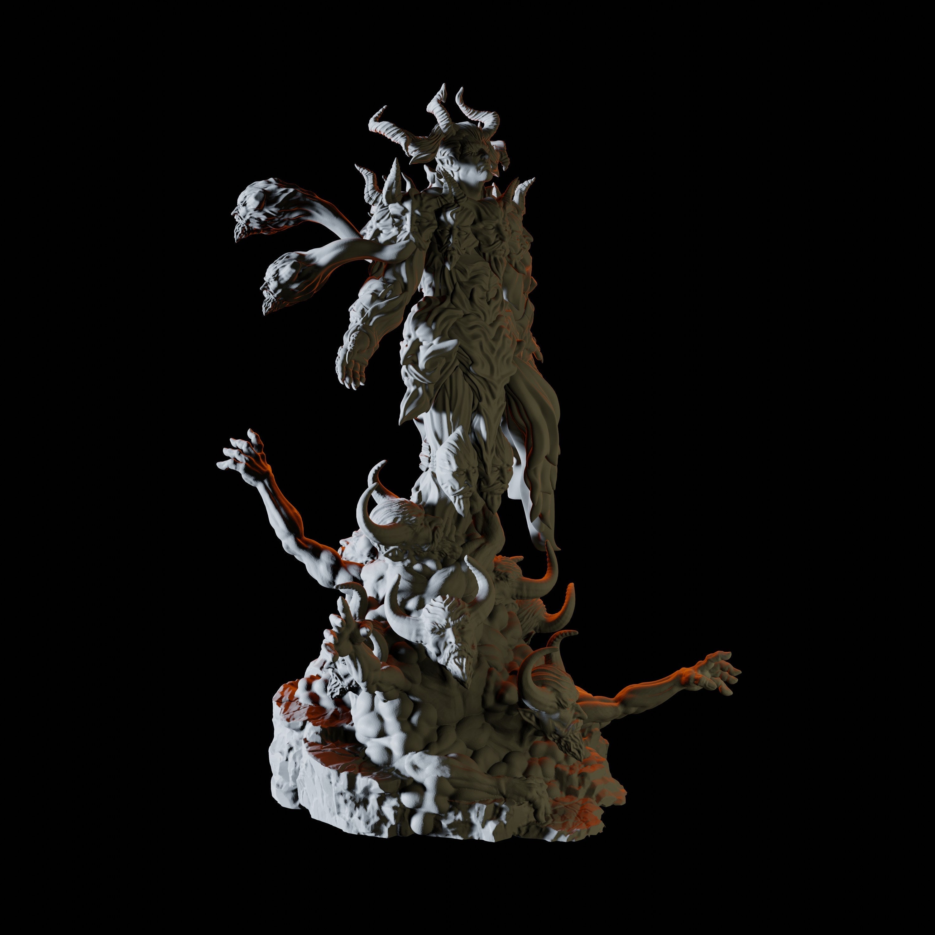 Devil Lord Miniature for Dungeons and Dragons - Myth Forged