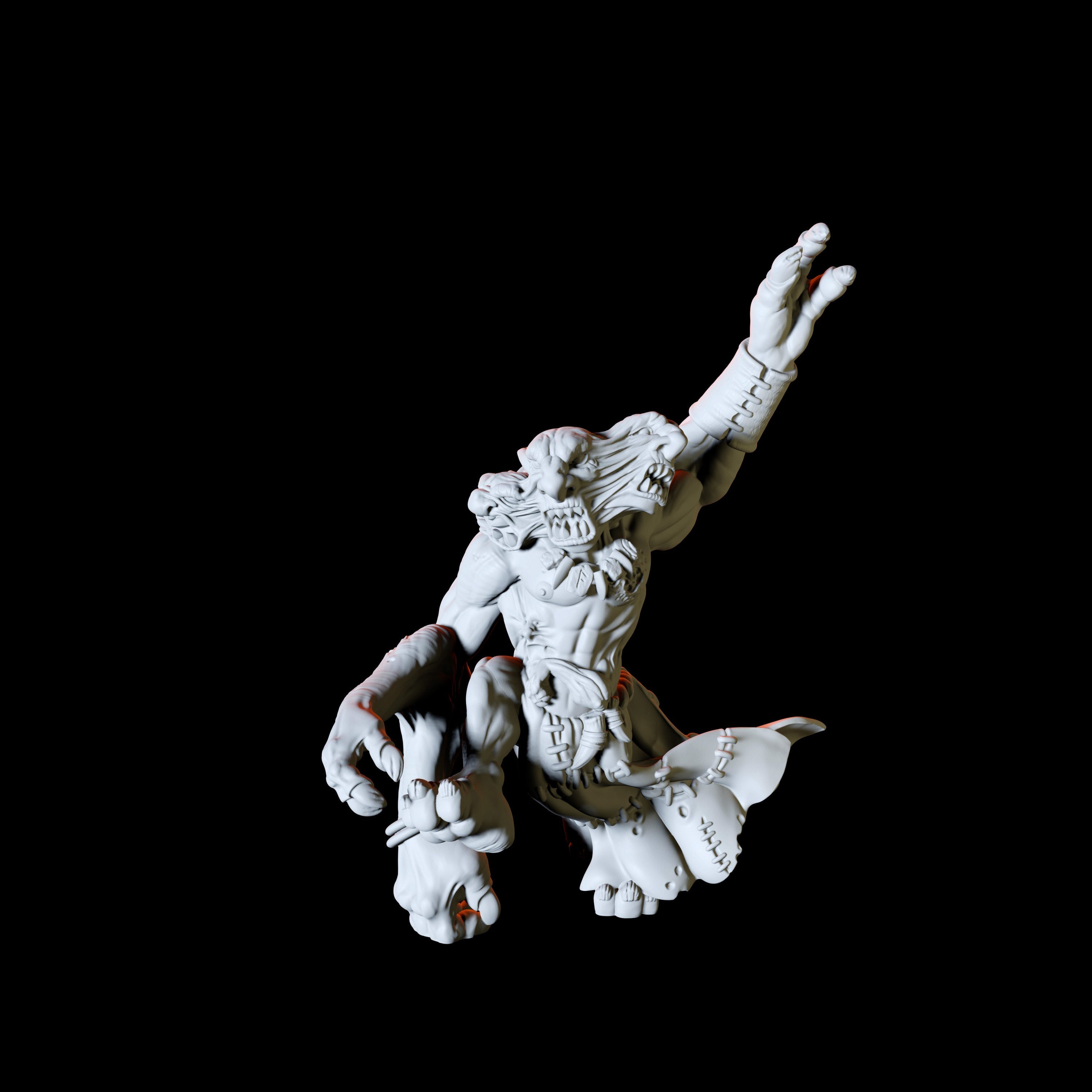 Dire Troll Miniature for Dungeons and Dragons - Myth Forged