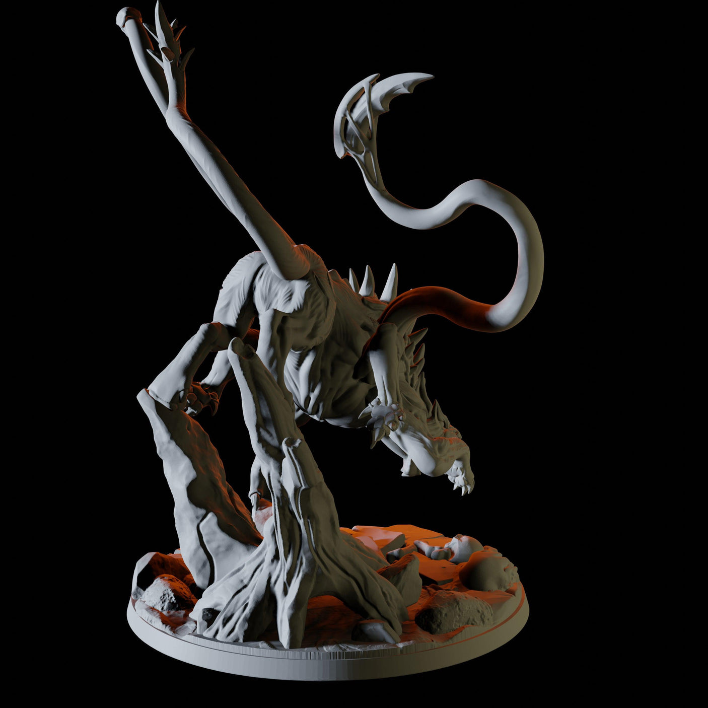 Displacer Beast Miniature for Dungeons and Dragons, Pathfinder or other TTRPGs