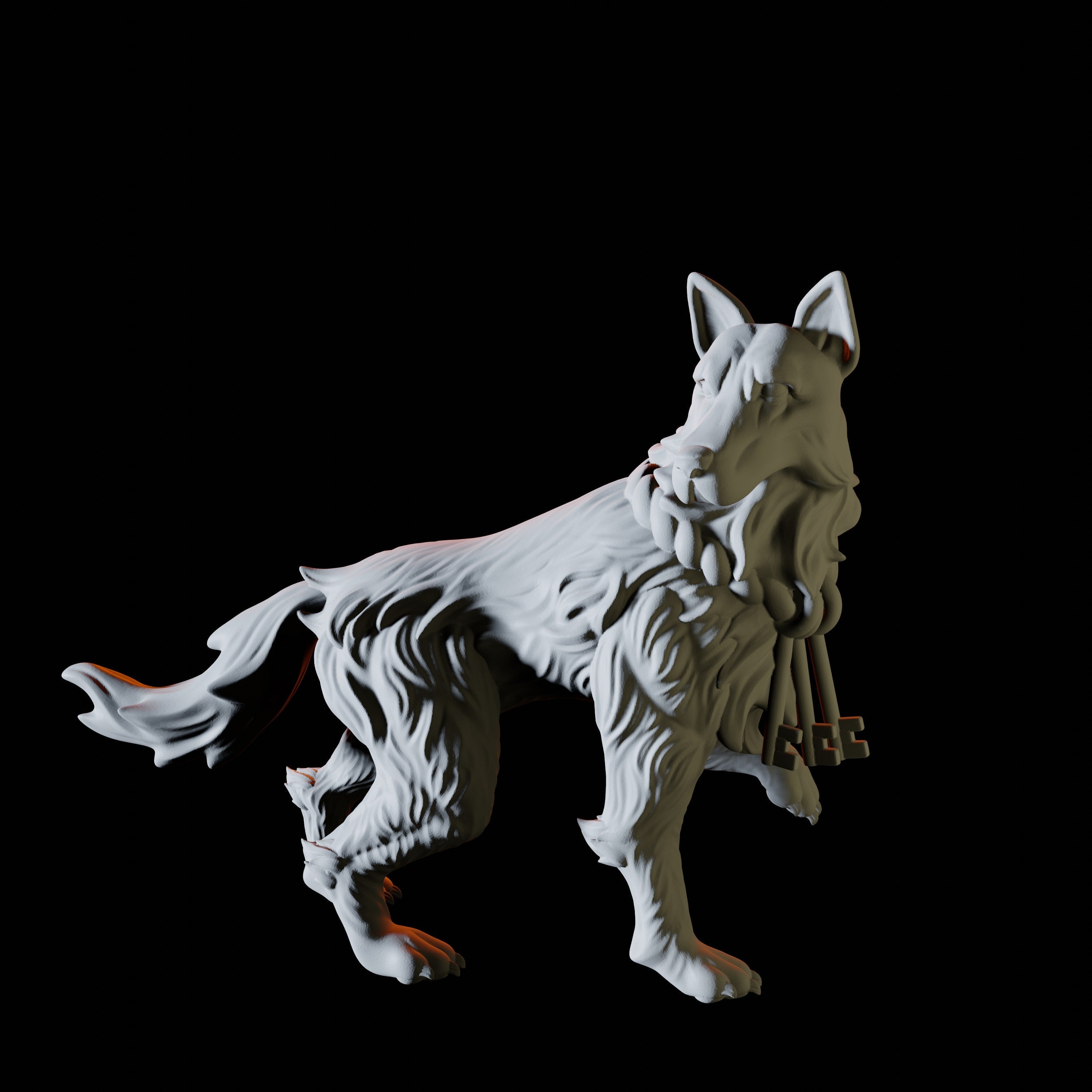 Dogs with Keys Miniature for Dungeons and Dragons