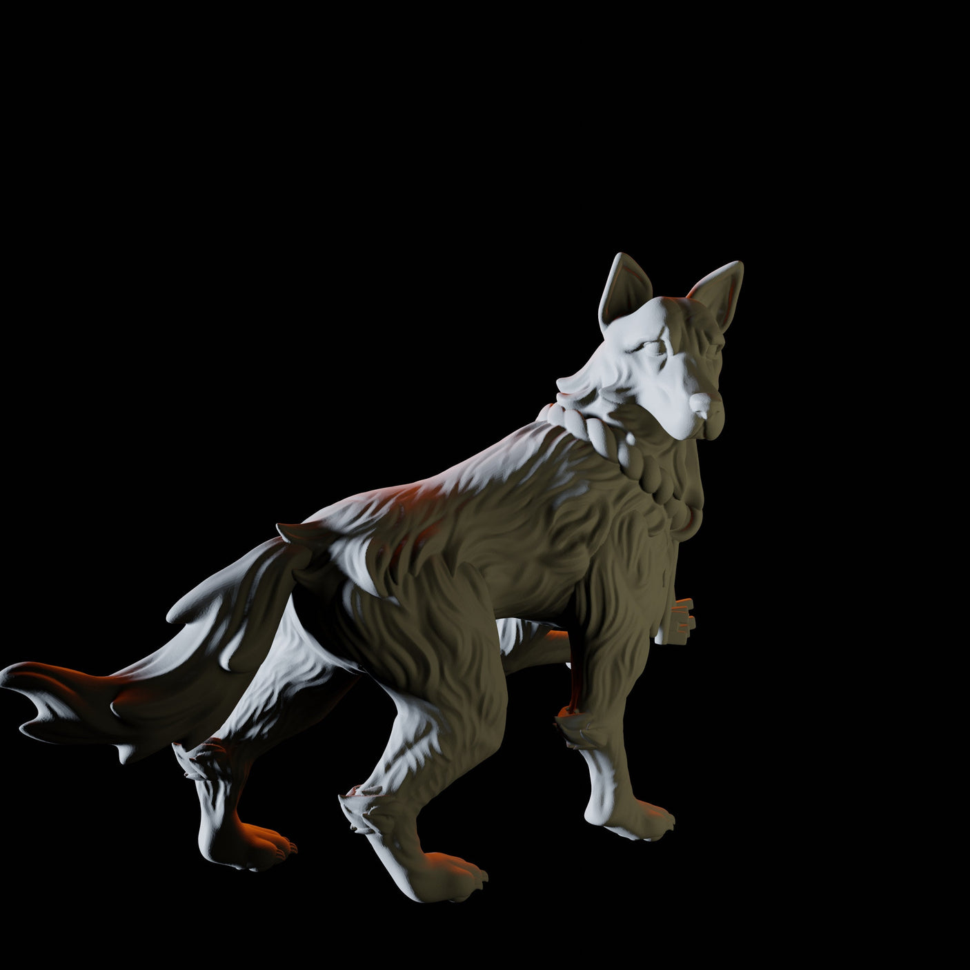 Dogs with Keys Miniature for Dungeons and Dragons, Pathfinder or other TTRPGs