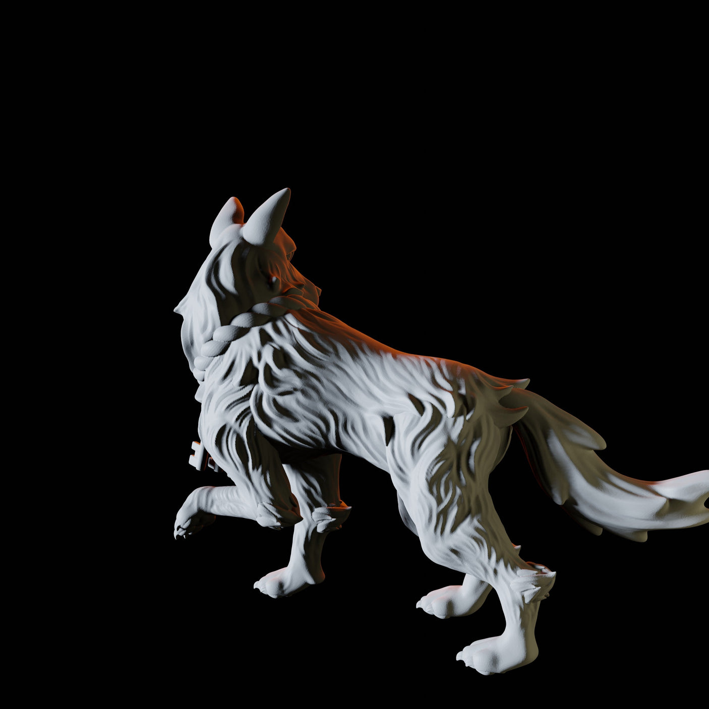 Dogs with Keys Miniature for Dungeons and Dragons, Pathfinder or other TTRPGs