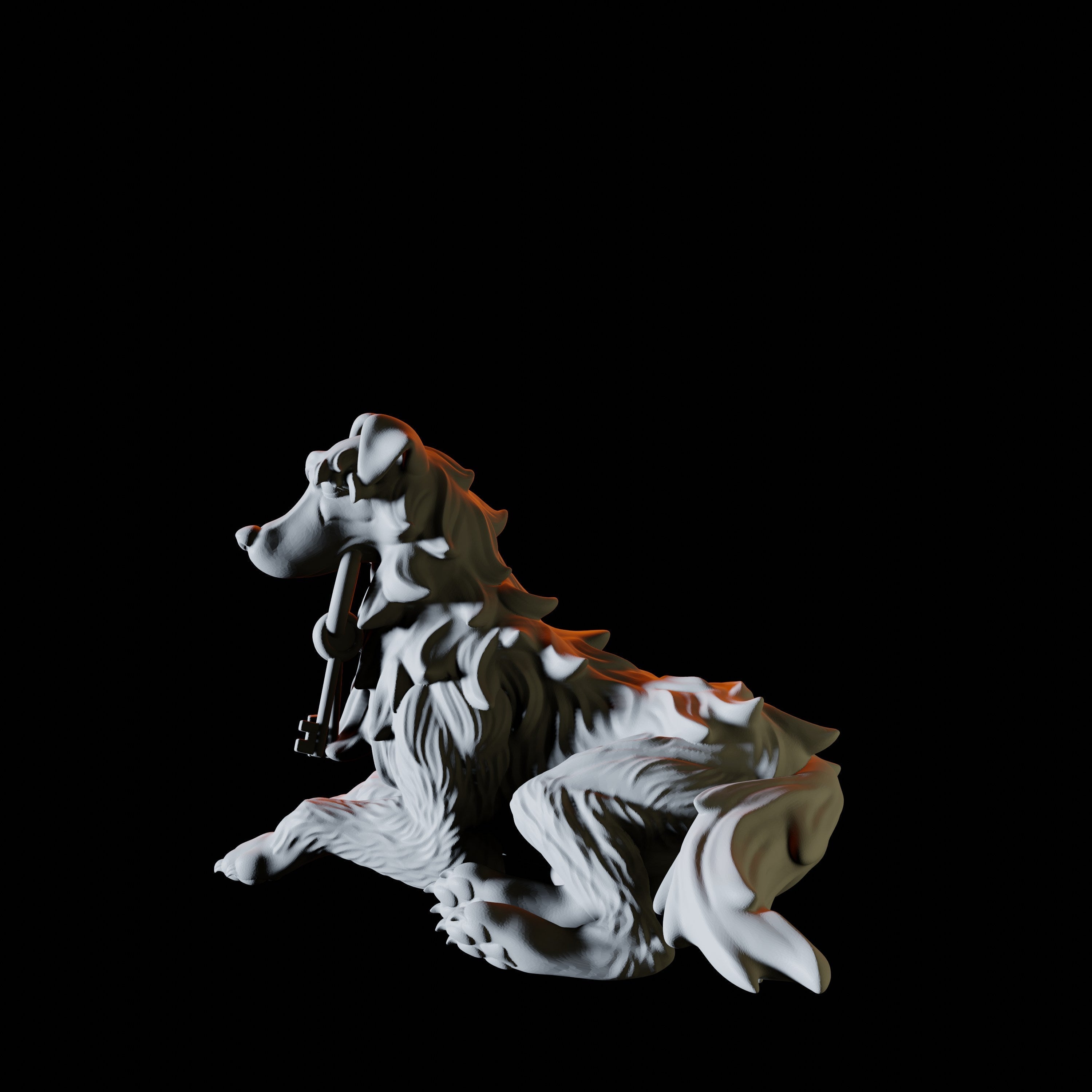 Dogs with Keys Miniature for Dungeons and Dragons