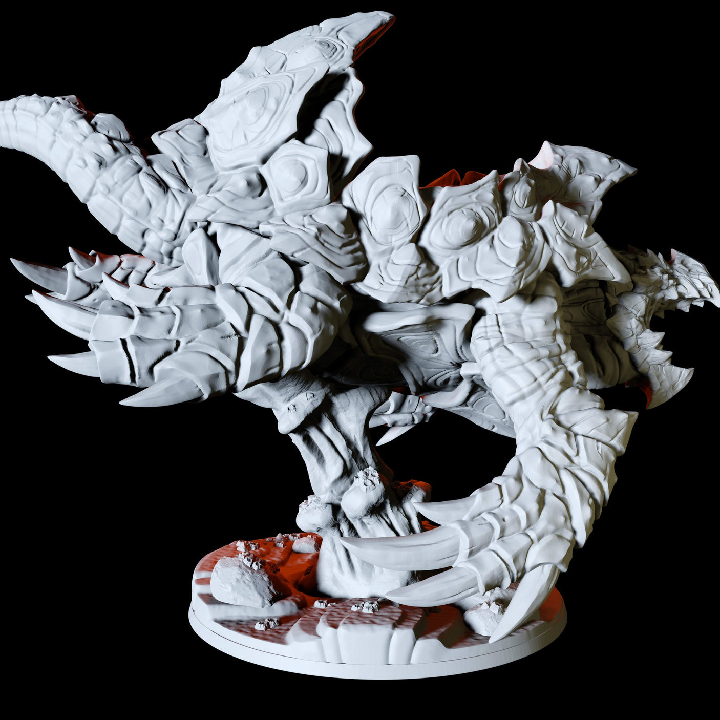 Dragon Turtle Miniature for Dungeons and Dragons, Pathfinder or other TTRPGs