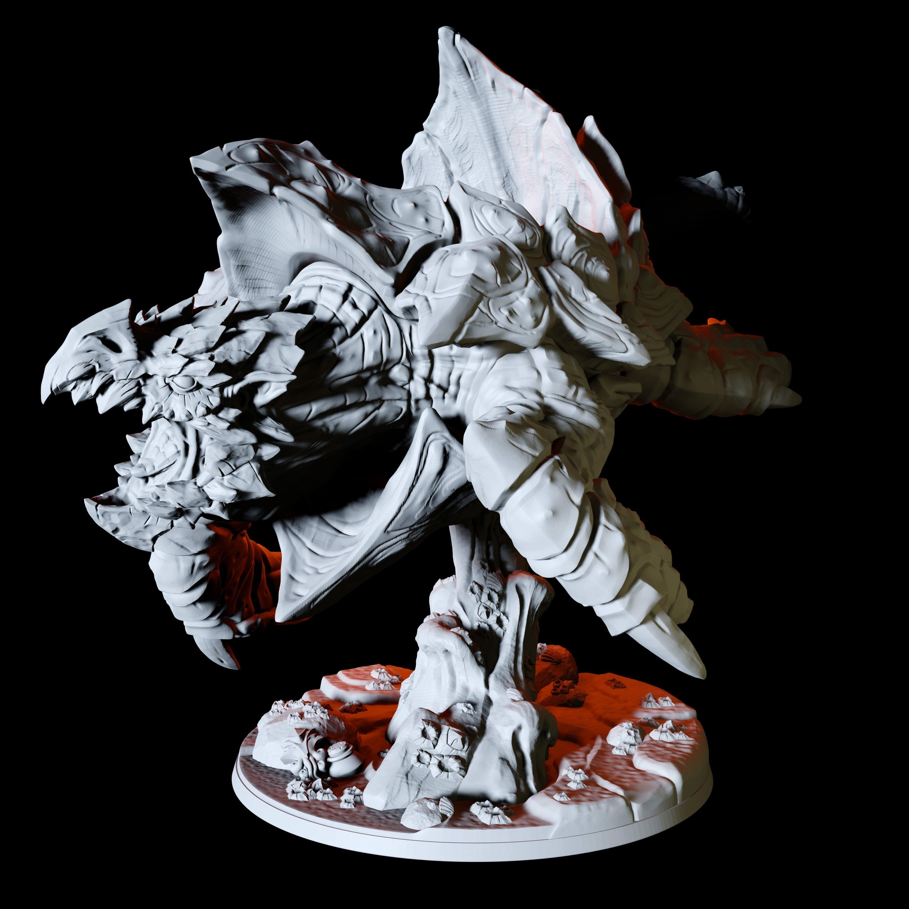 Dragon Turtle Miniature for Dungeons and Dragons - Myth Forged