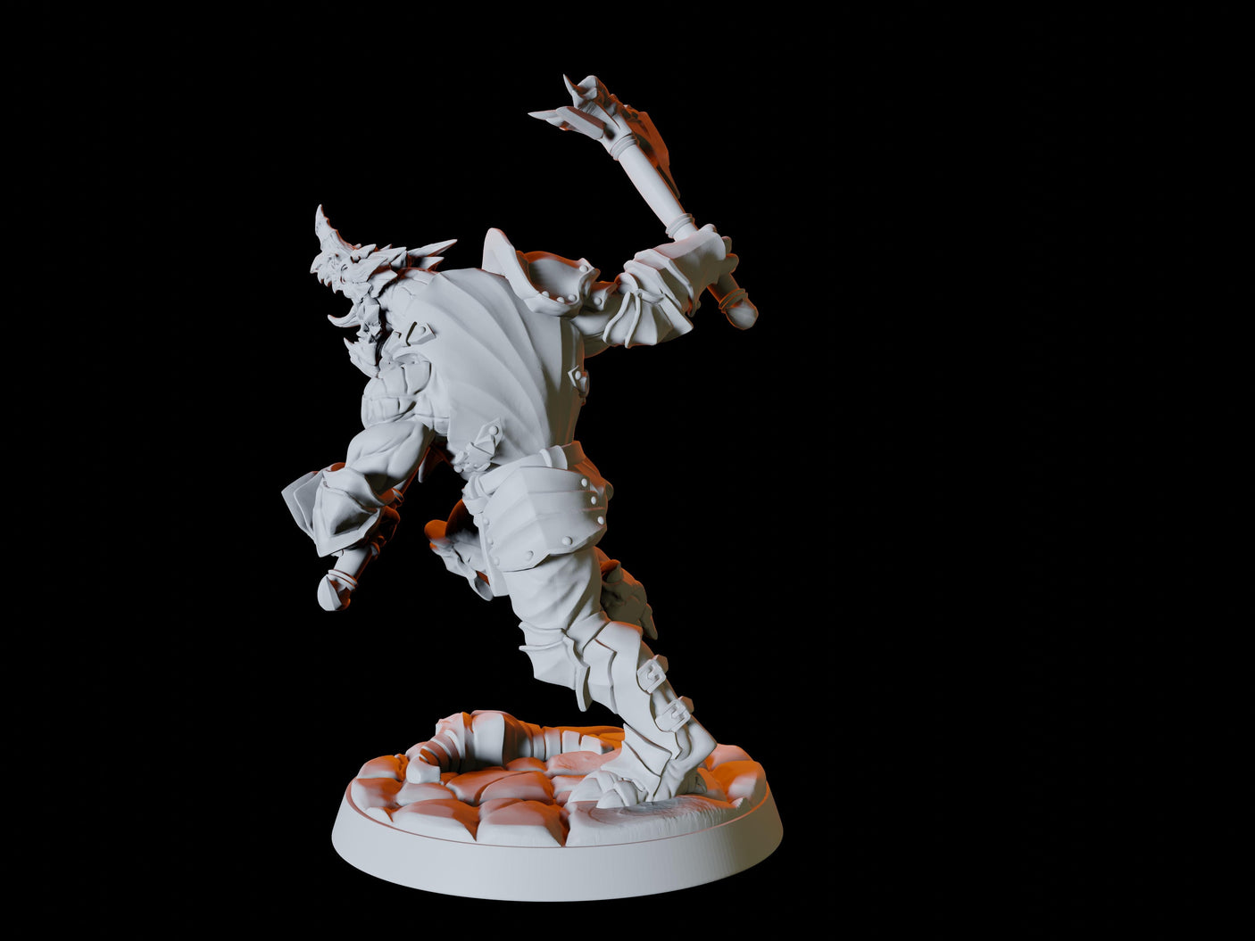 Dragonborn Army - Six Soldiers Miniature for Dungeons and Dragons, Pathfinder or other TTRPGs