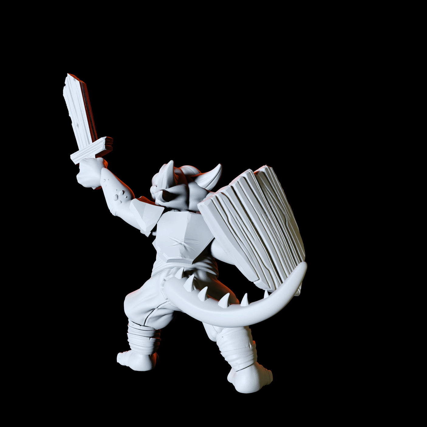 Dragonborn Child Miniature for Dungeons and Dragons, Pathfinder or other TTRPGs