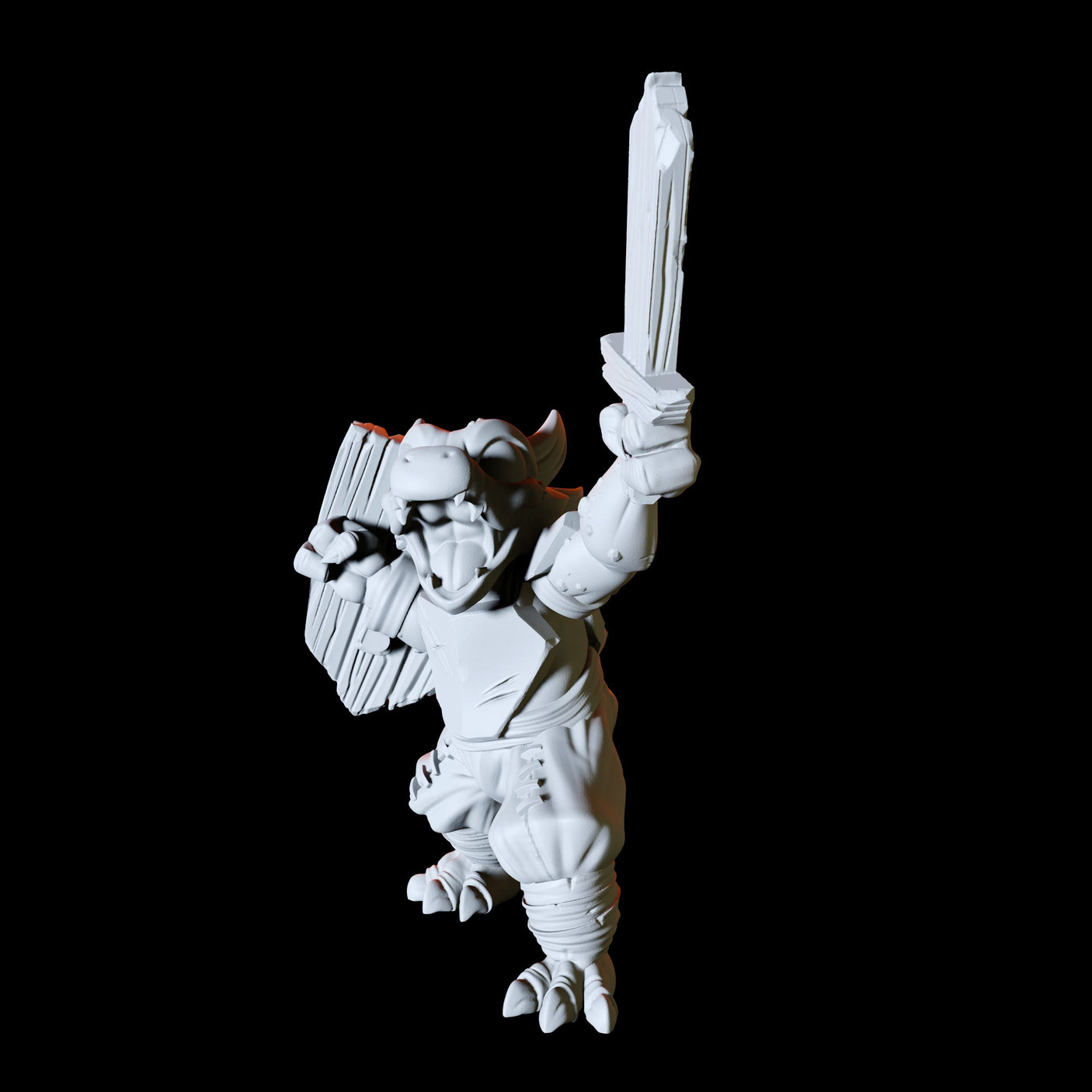 Dragonborn Child Miniature for Dungeons and Dragons, Pathfinder or other TTRPGs