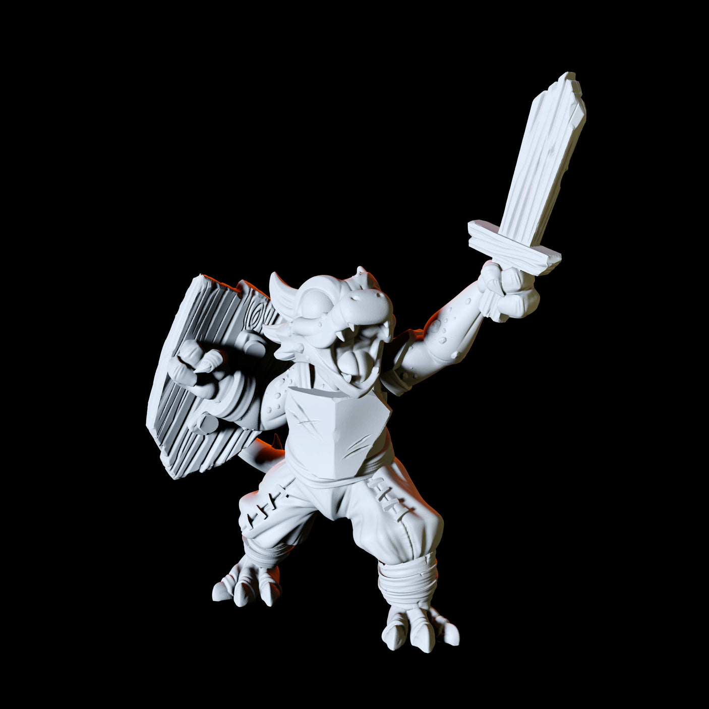 Dragonborn Child Miniature for Dungeons and Dragons, Pathfinder or other TTRPGs