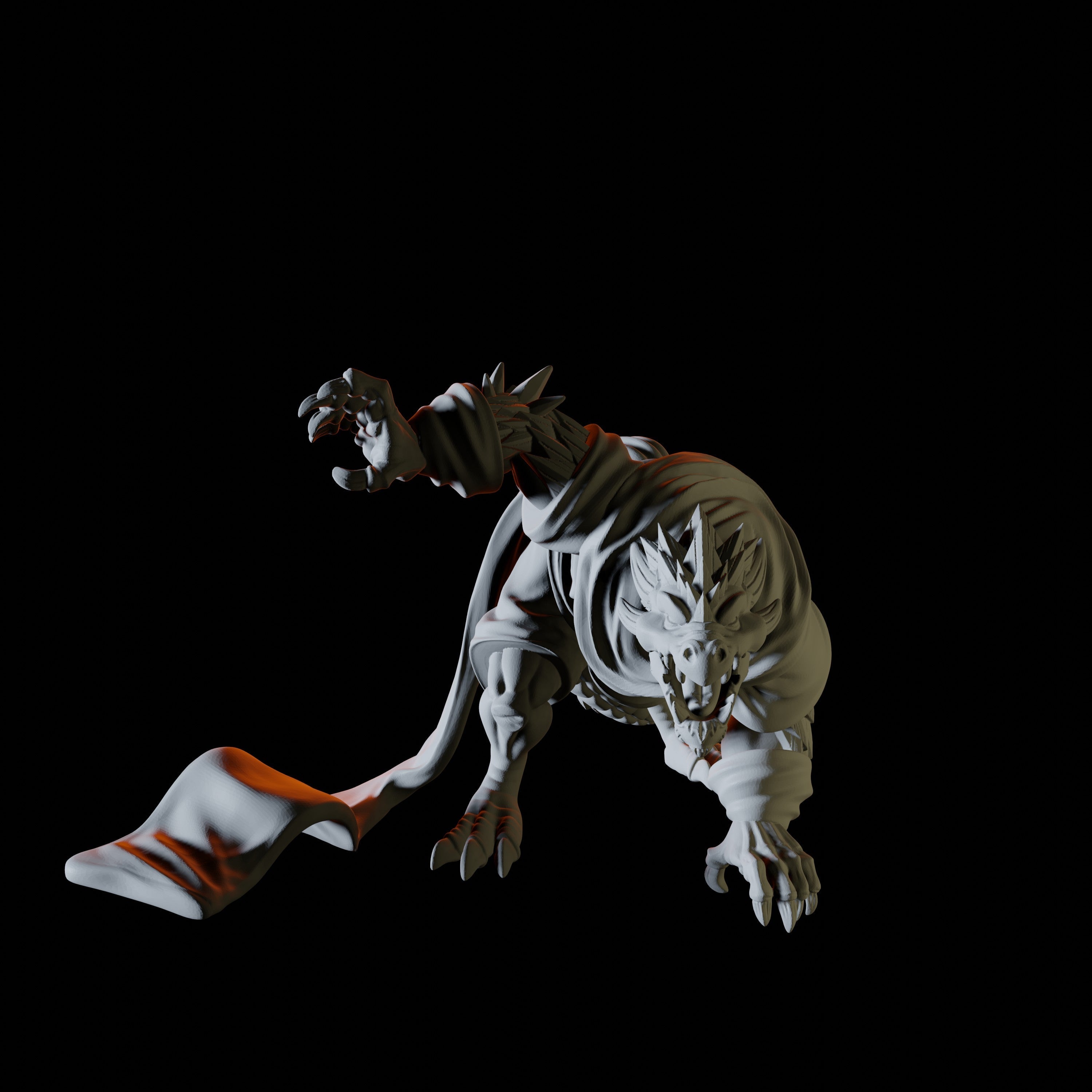 Dragonborn Desert Bandit Miniature for Dungeons and Dragons - Myth Forged