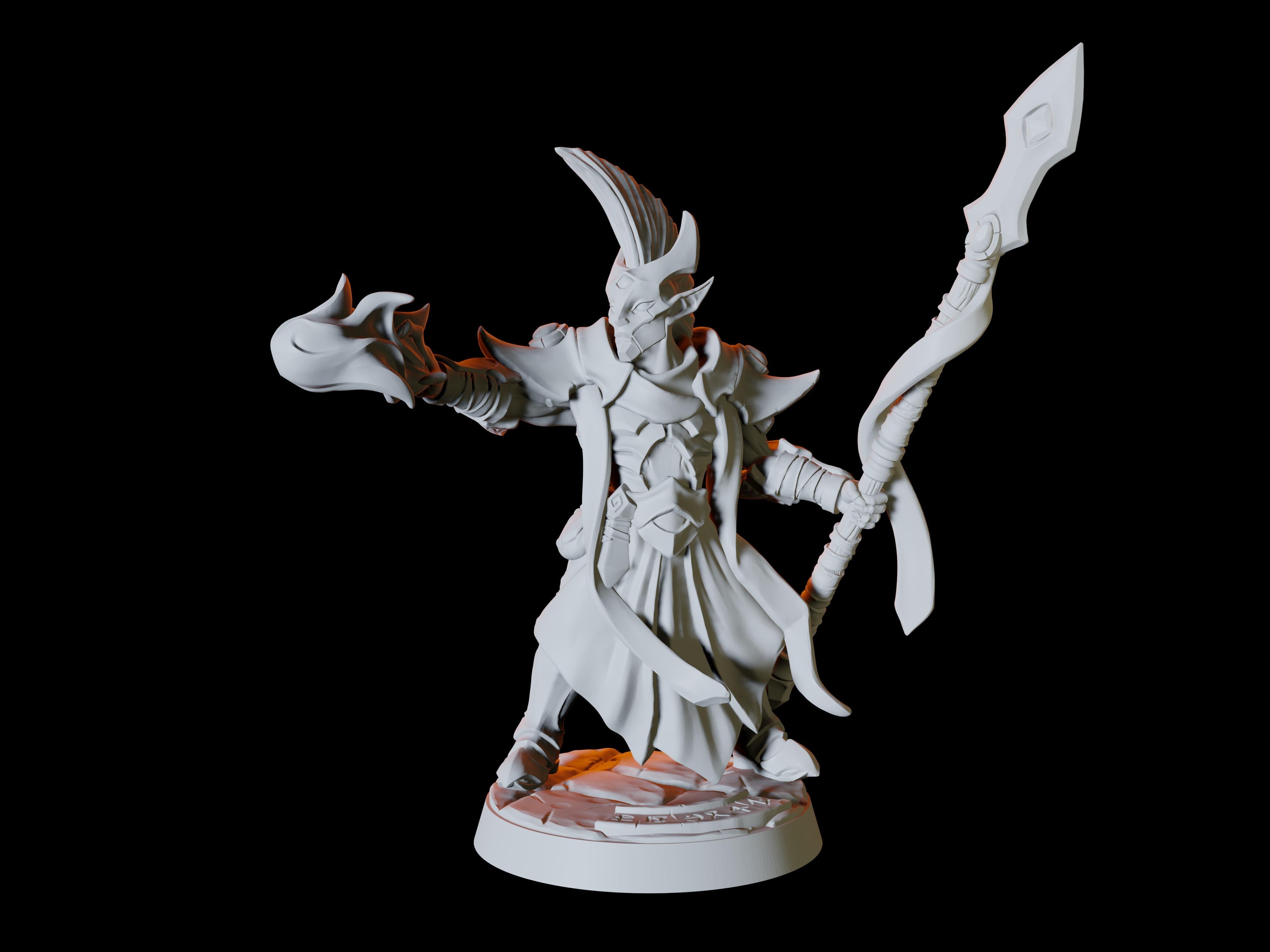 Drow or Elf Army - Six Soldier Miniatures for Dungeons and Dragons - Myth Forged
