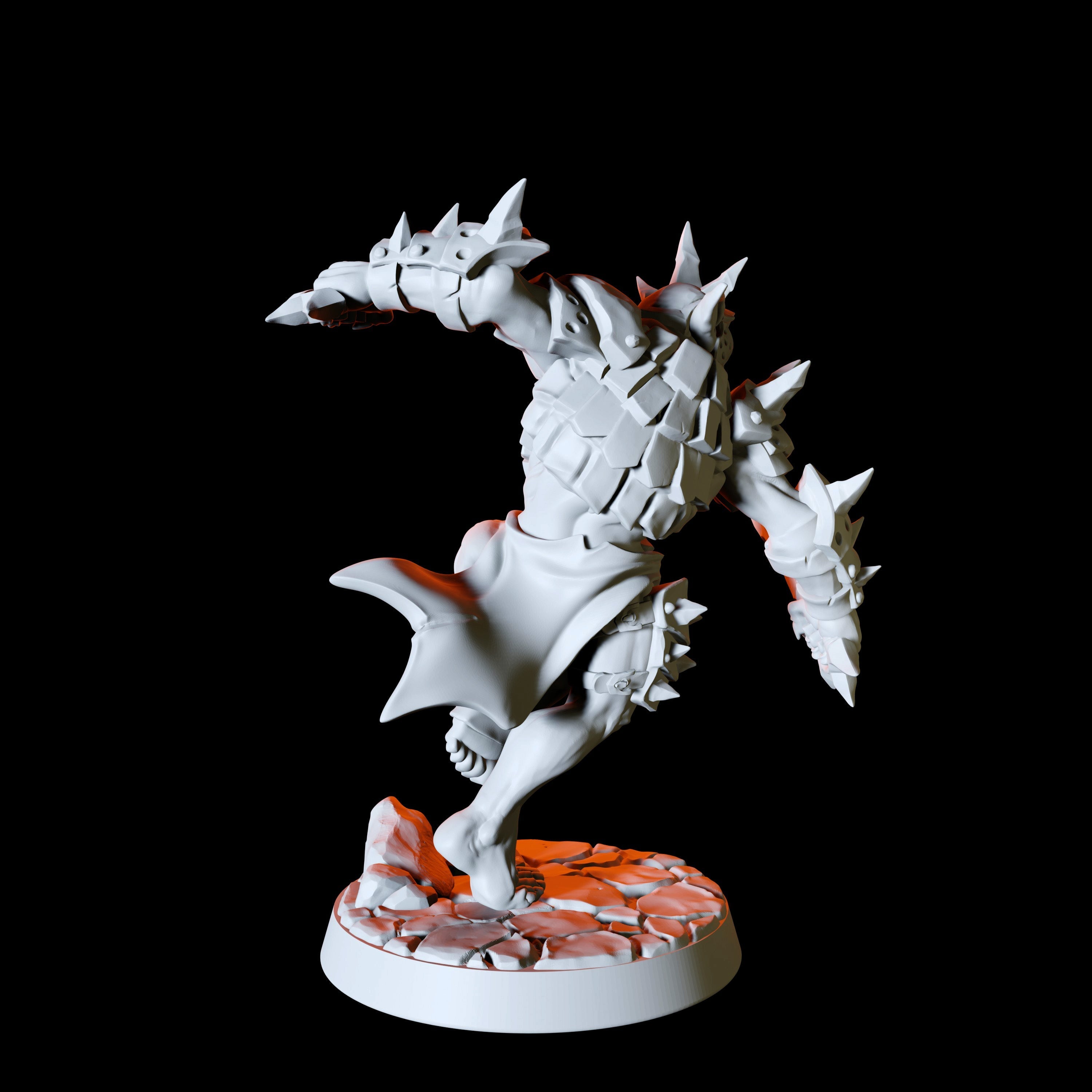 Duel Sword Wielding Hobgoblin Miniature for Dungeons and Dragons - Myth Forged