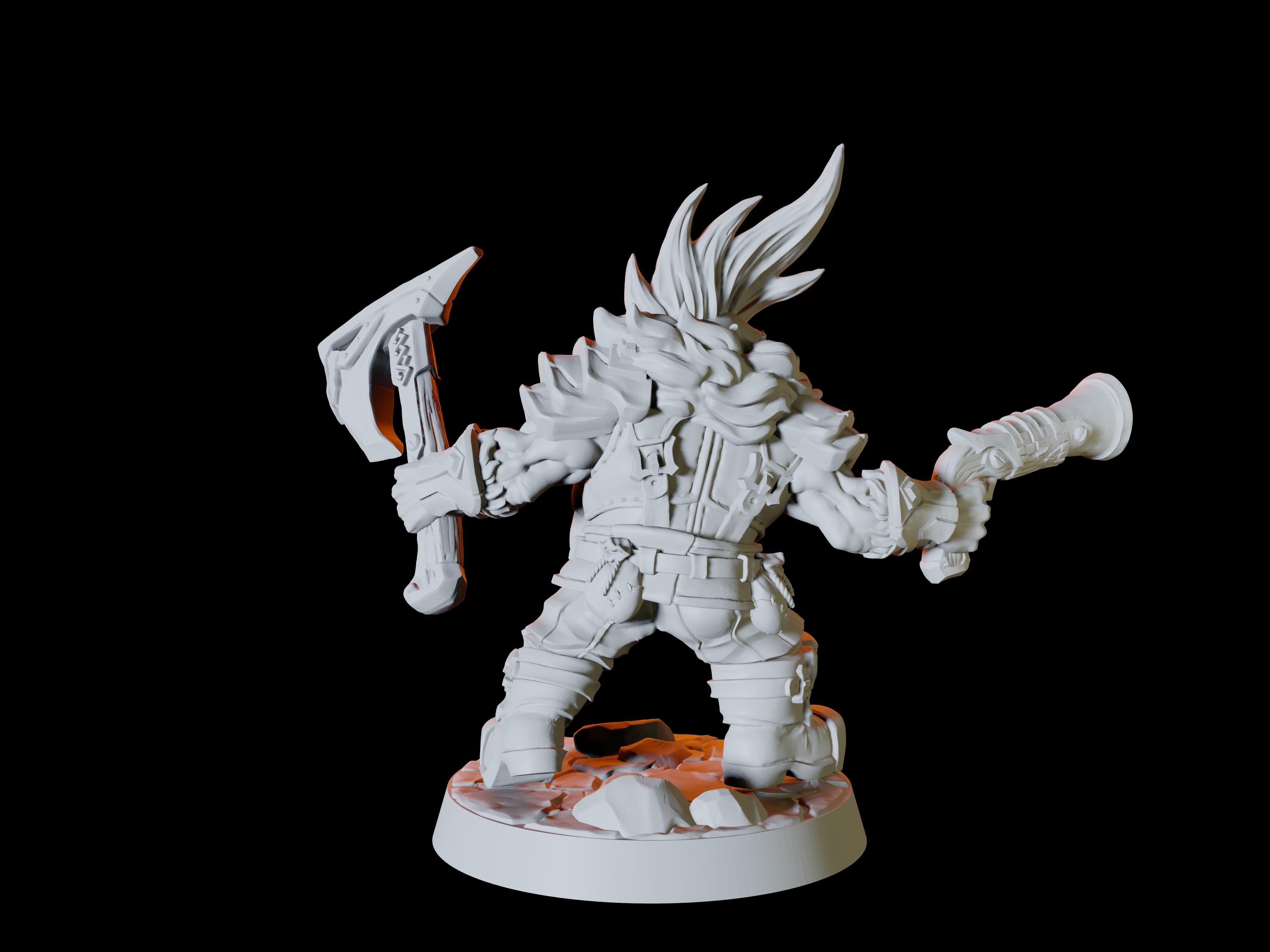 Six Dwarf Miniatures for Dungeons and Dragons - Myth Forged