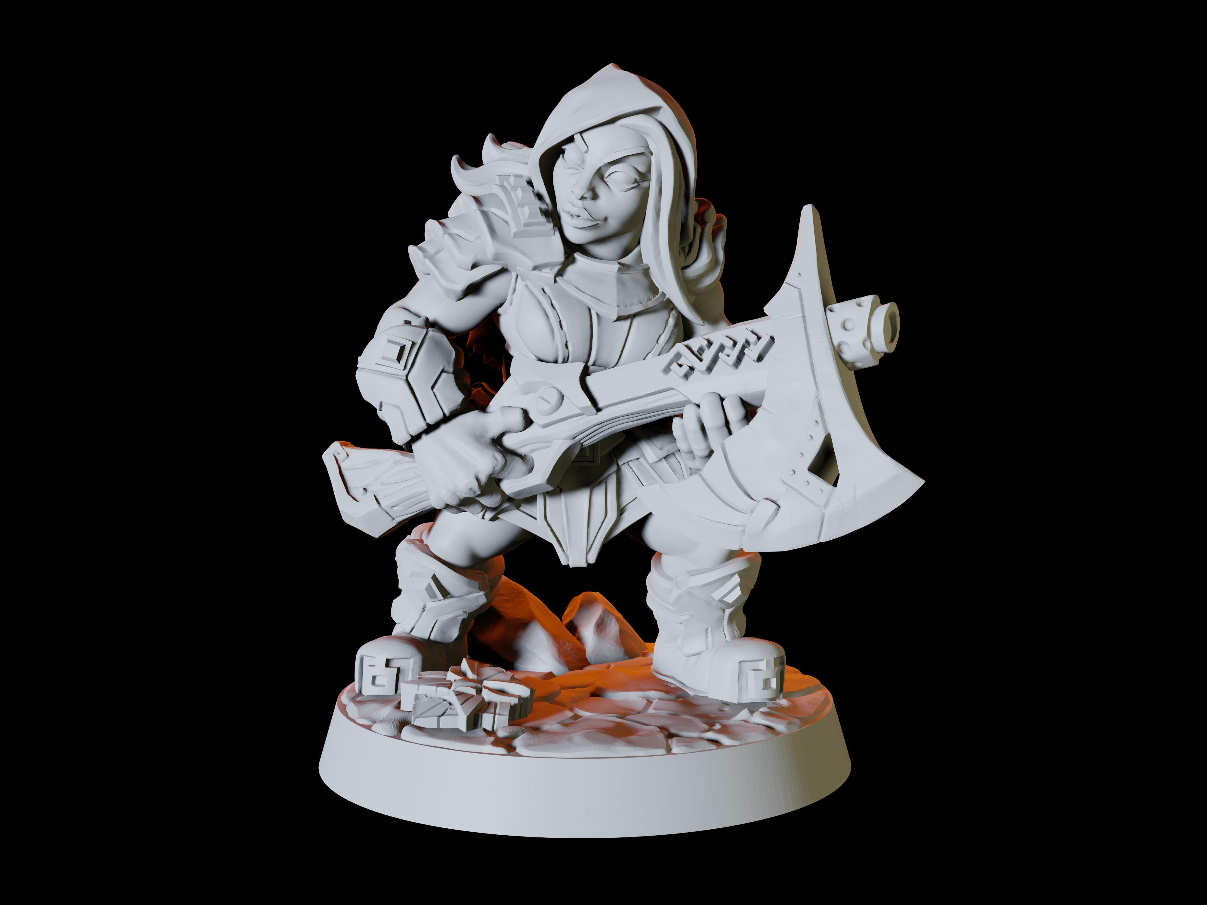 Six Dwarf Miniatures for Dungeons and Dragons - Myth Forged