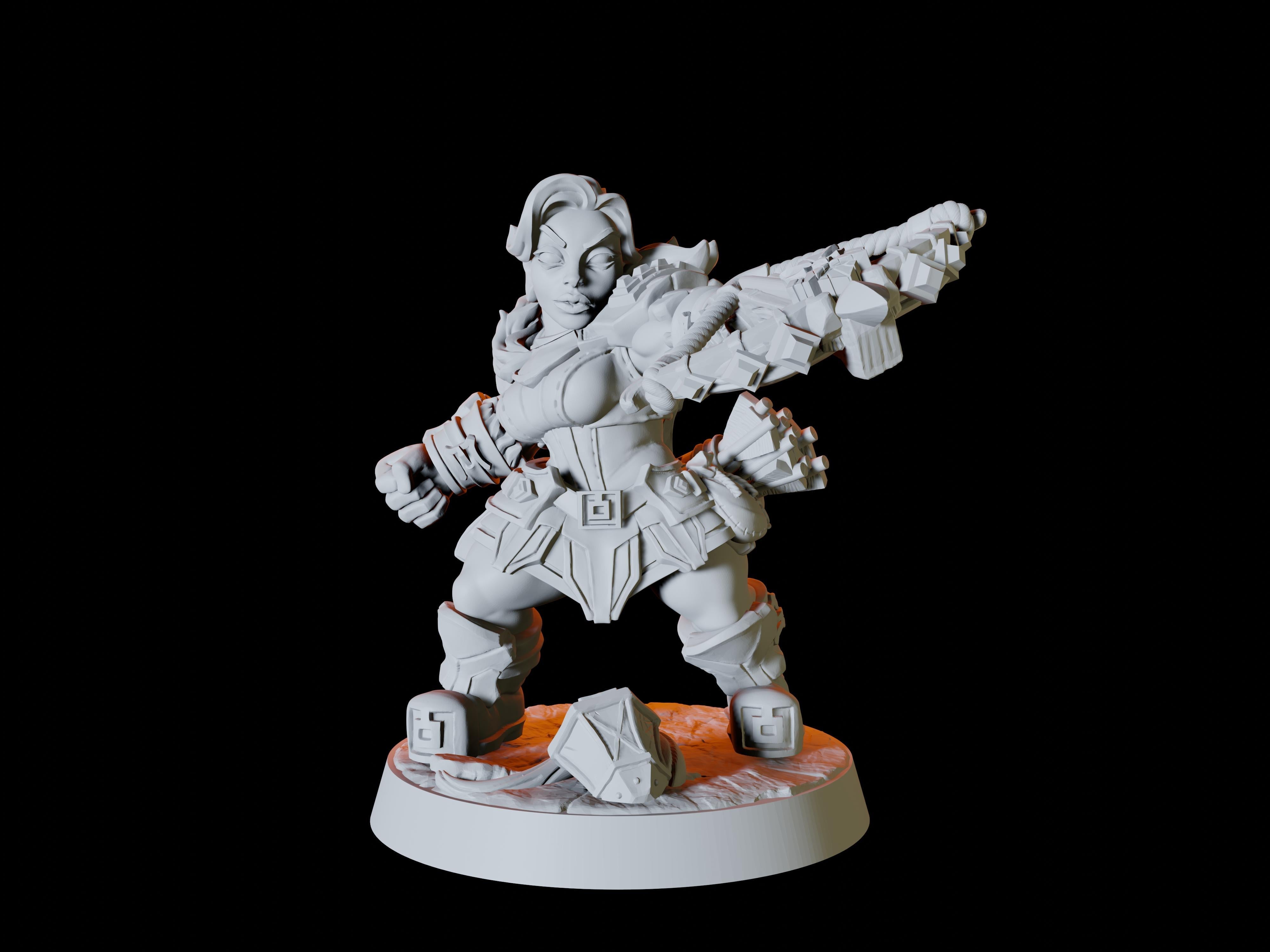 Six Dwarf Miniatures for Dungeons and Dragons - Myth Forged
