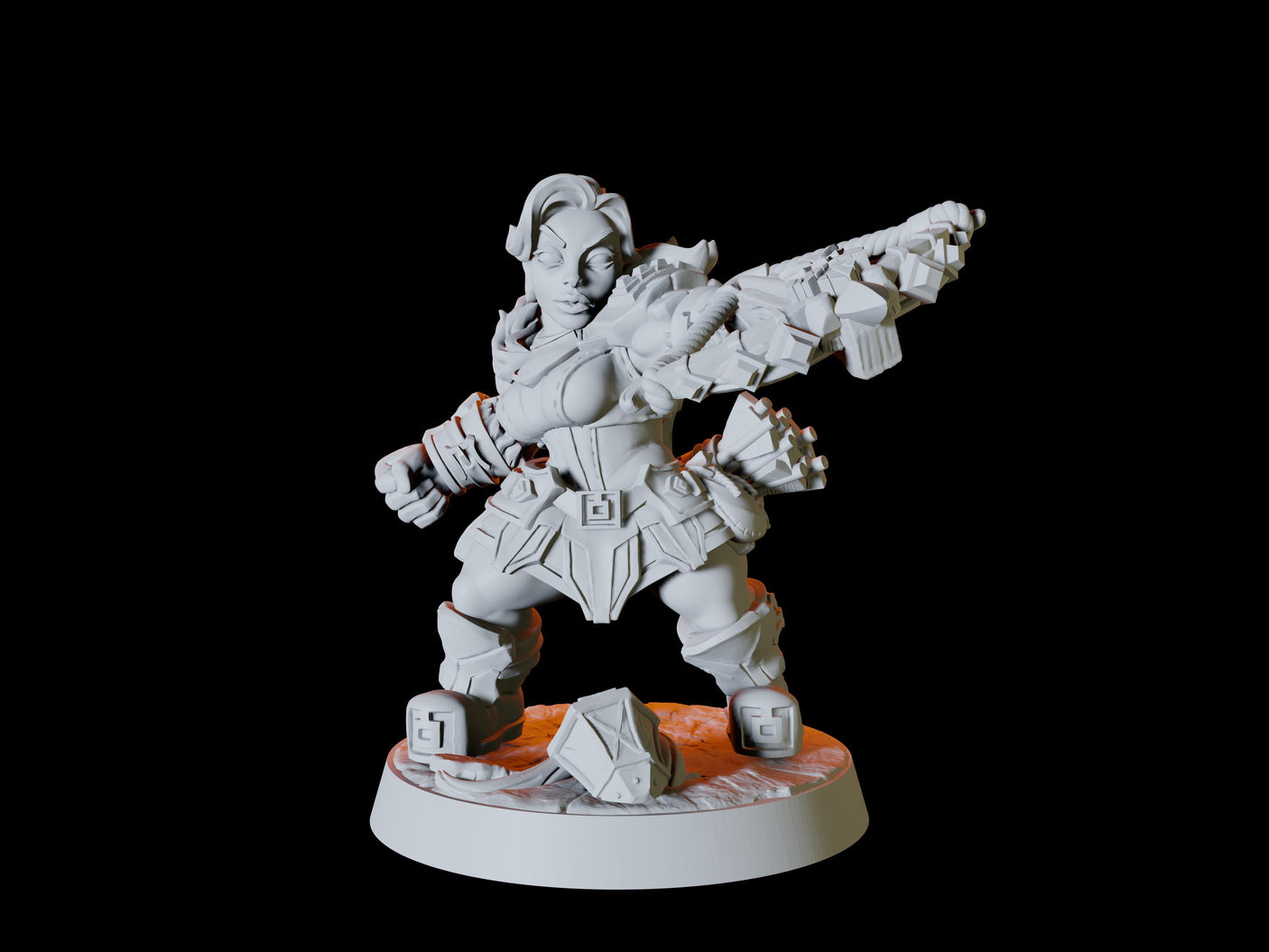 Dwarf Army - Six Soldiers Miniature for Dungeons and Dragons, Pathfinder or other TTRPGs