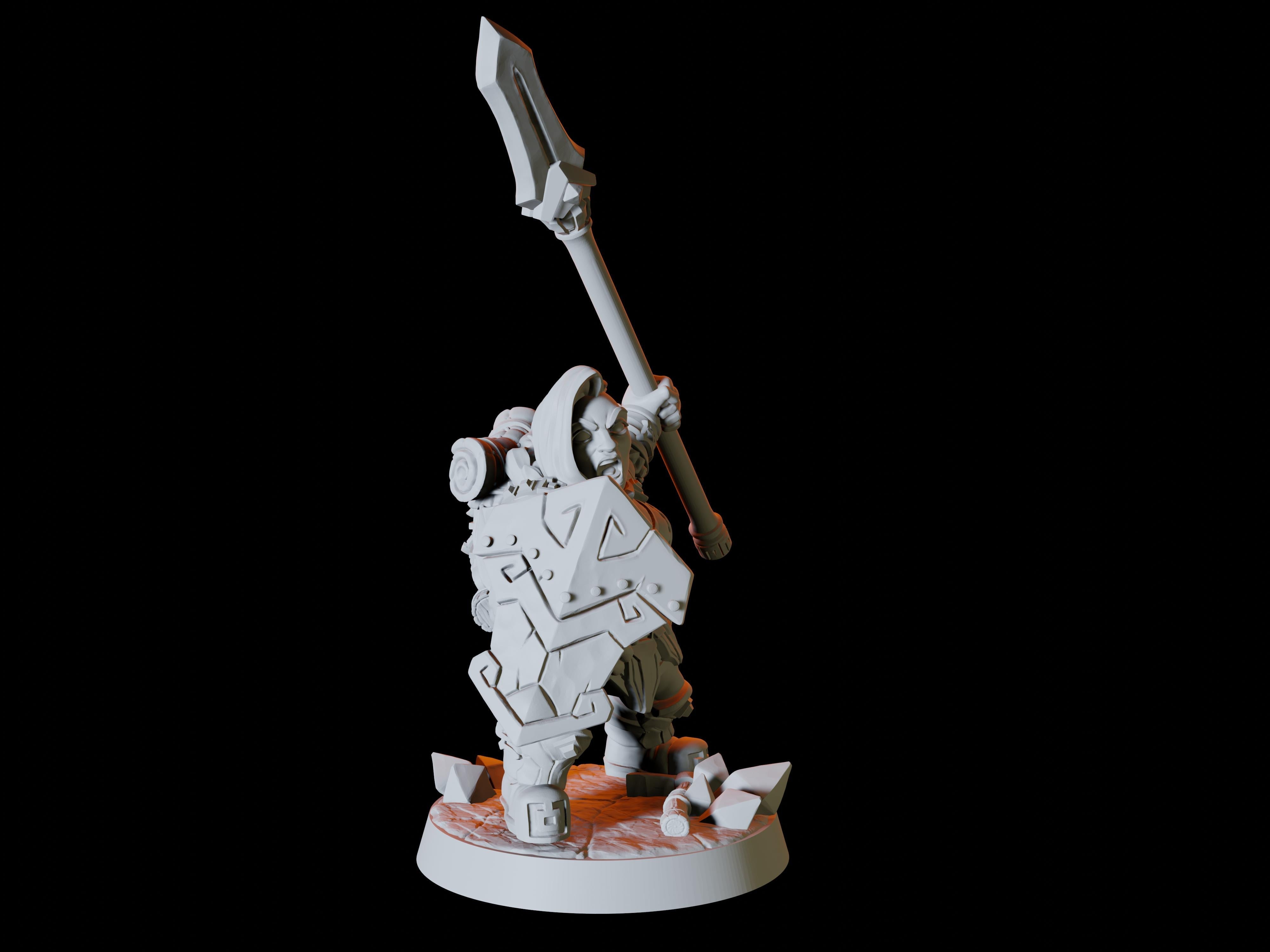 Six Dwarf Miniatures for Dungeons and Dragons - Myth Forged