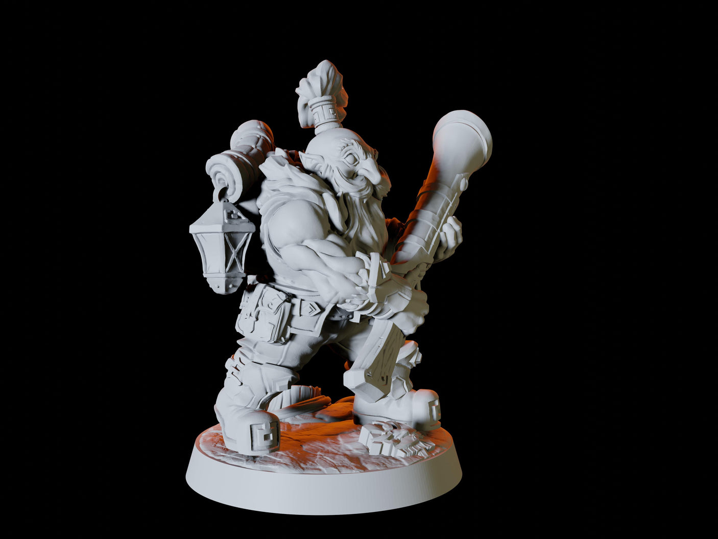 Dwarf Army - Six Soldiers Miniature for Dungeons and Dragons, Pathfinder or other TTRPGs