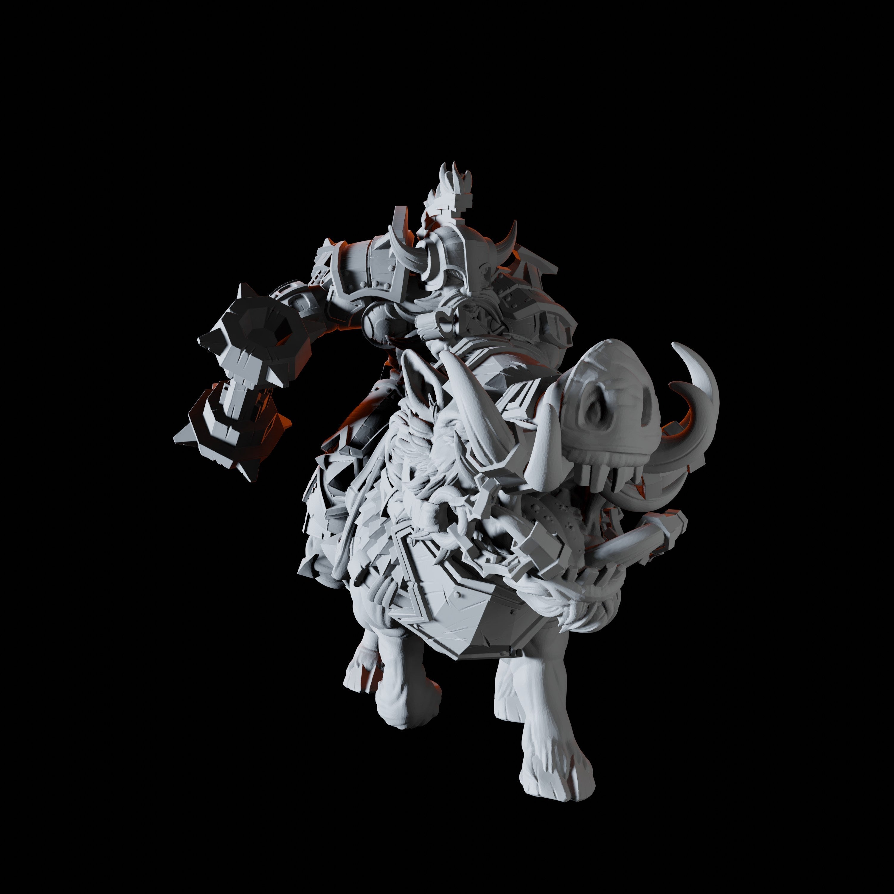 Dwarf Beastheart or Beastmaster Miniature for Dungeons and Dragons - Myth Forged